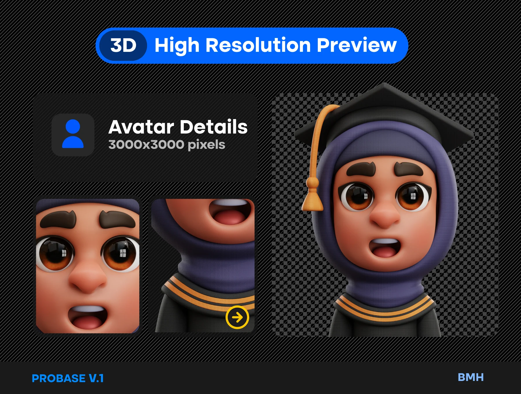 Profession 3D Avatars Illustration 4