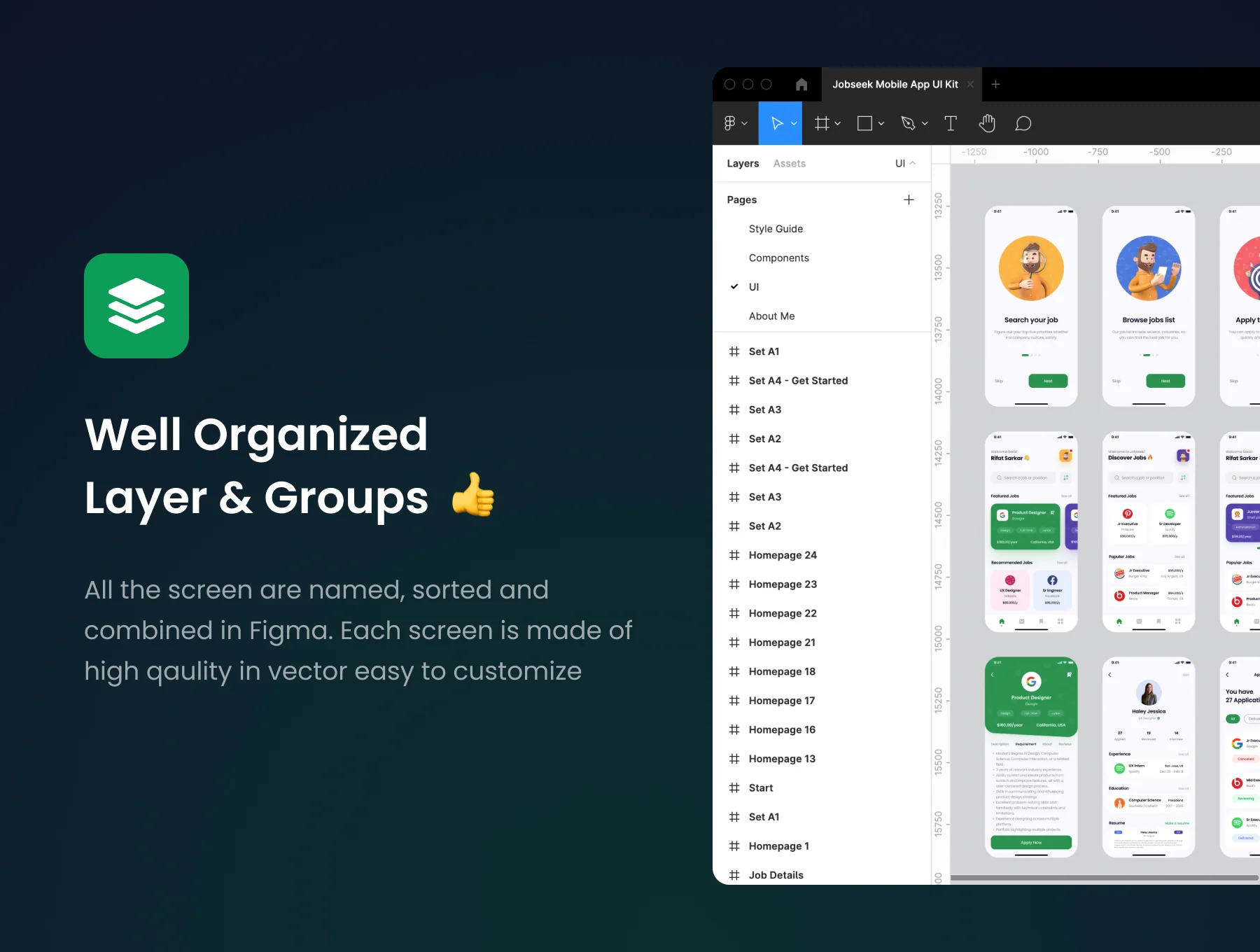 Job Finder App UI Kit 4