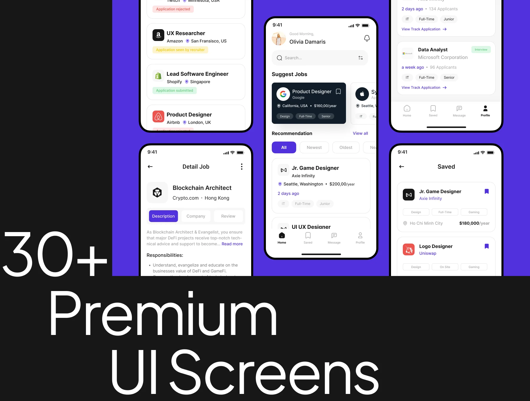 Job Finder App UI Kit V.2 6