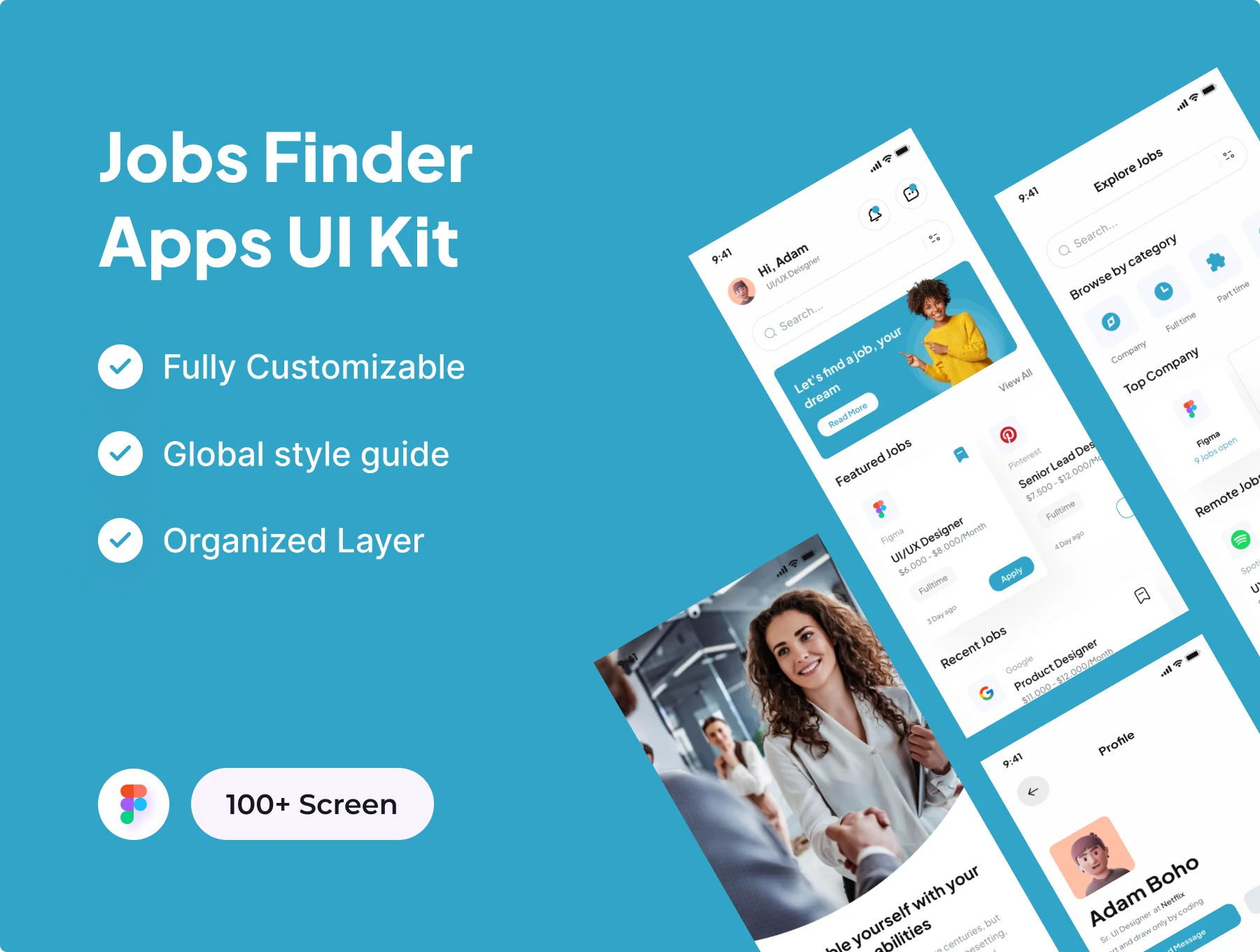 Job Finder App UI Kits
