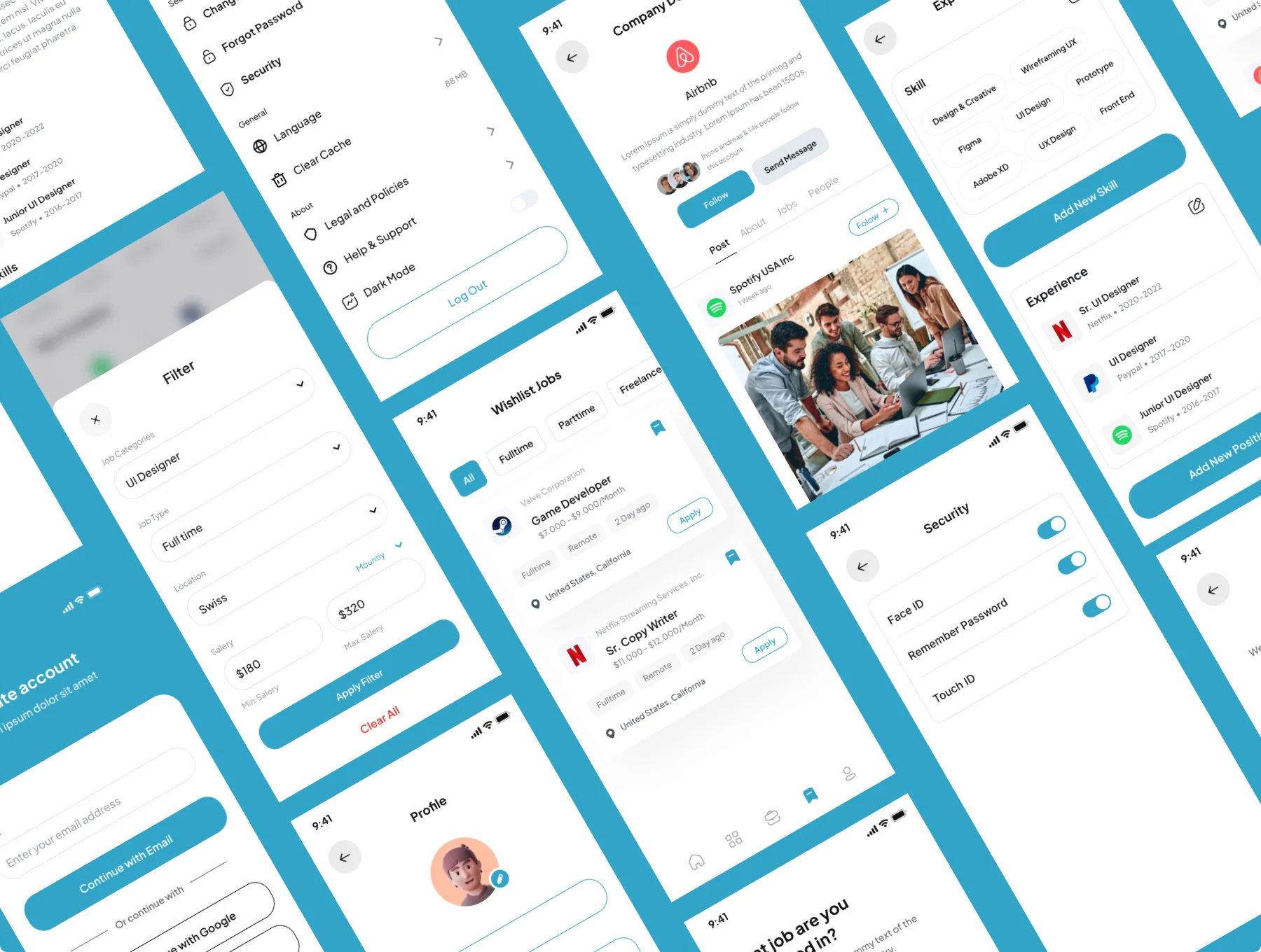 Job Finder App UI Kits 4