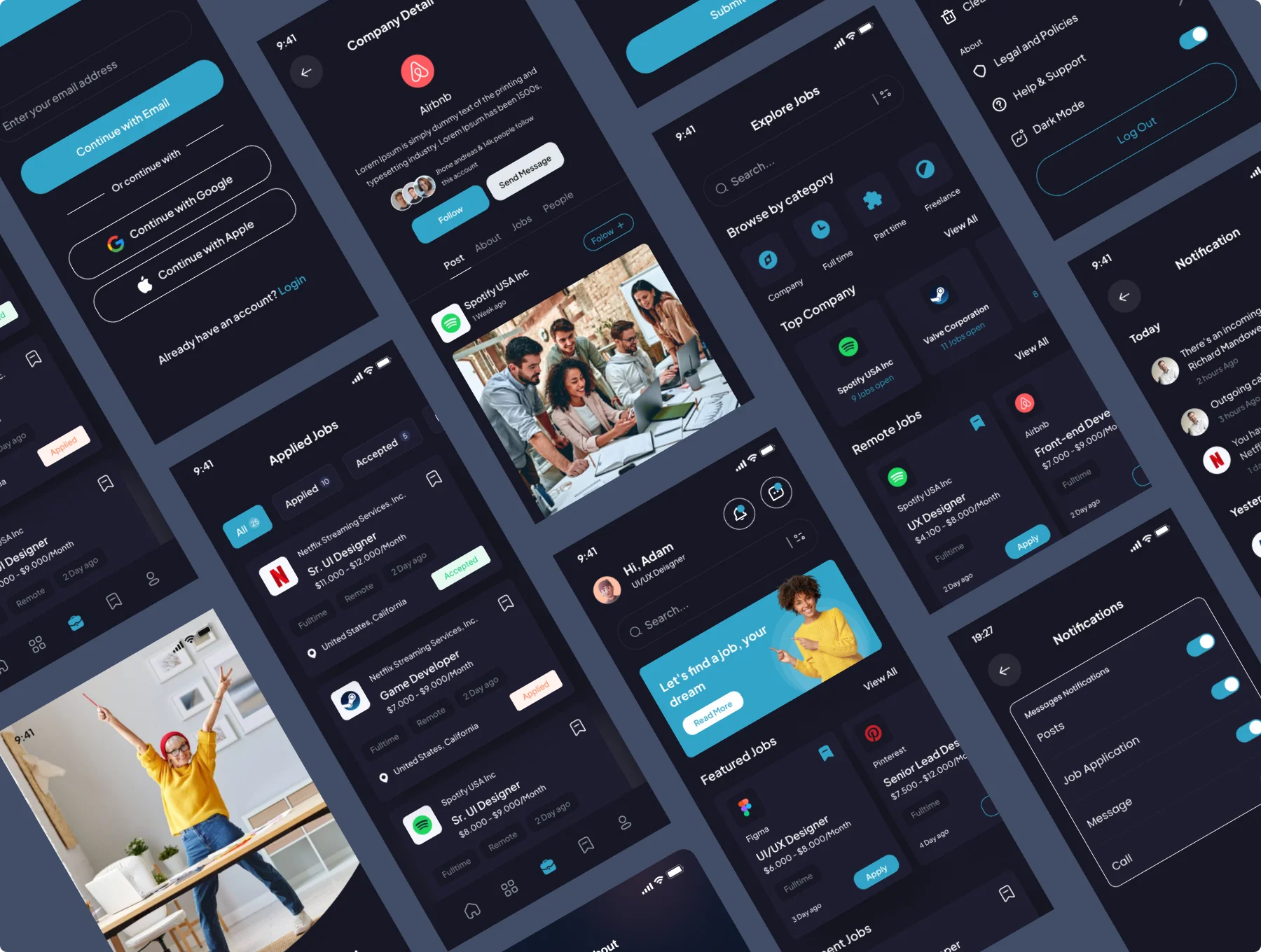 Job Finder App UI Kits 5