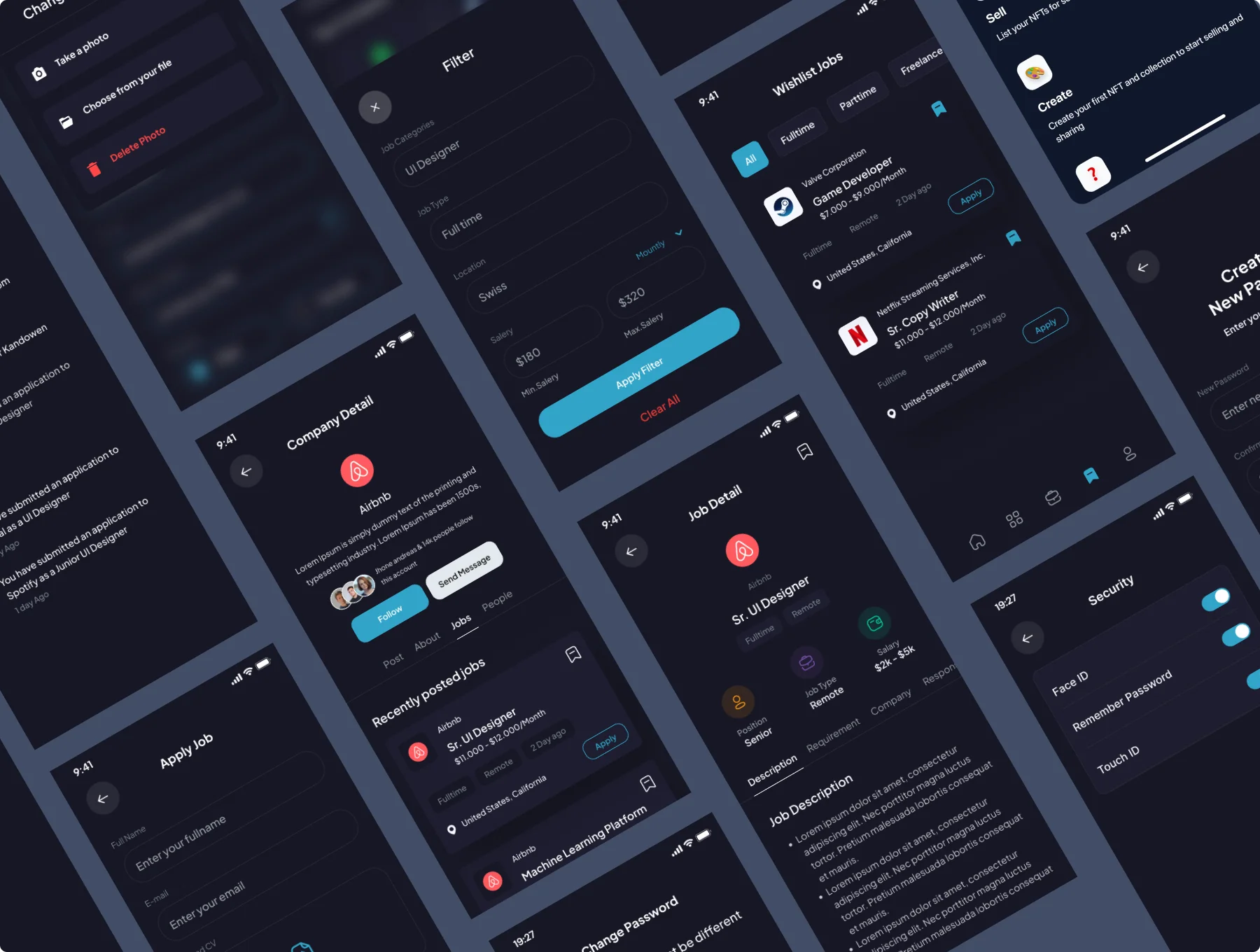 Job Finder App UI Kits 6