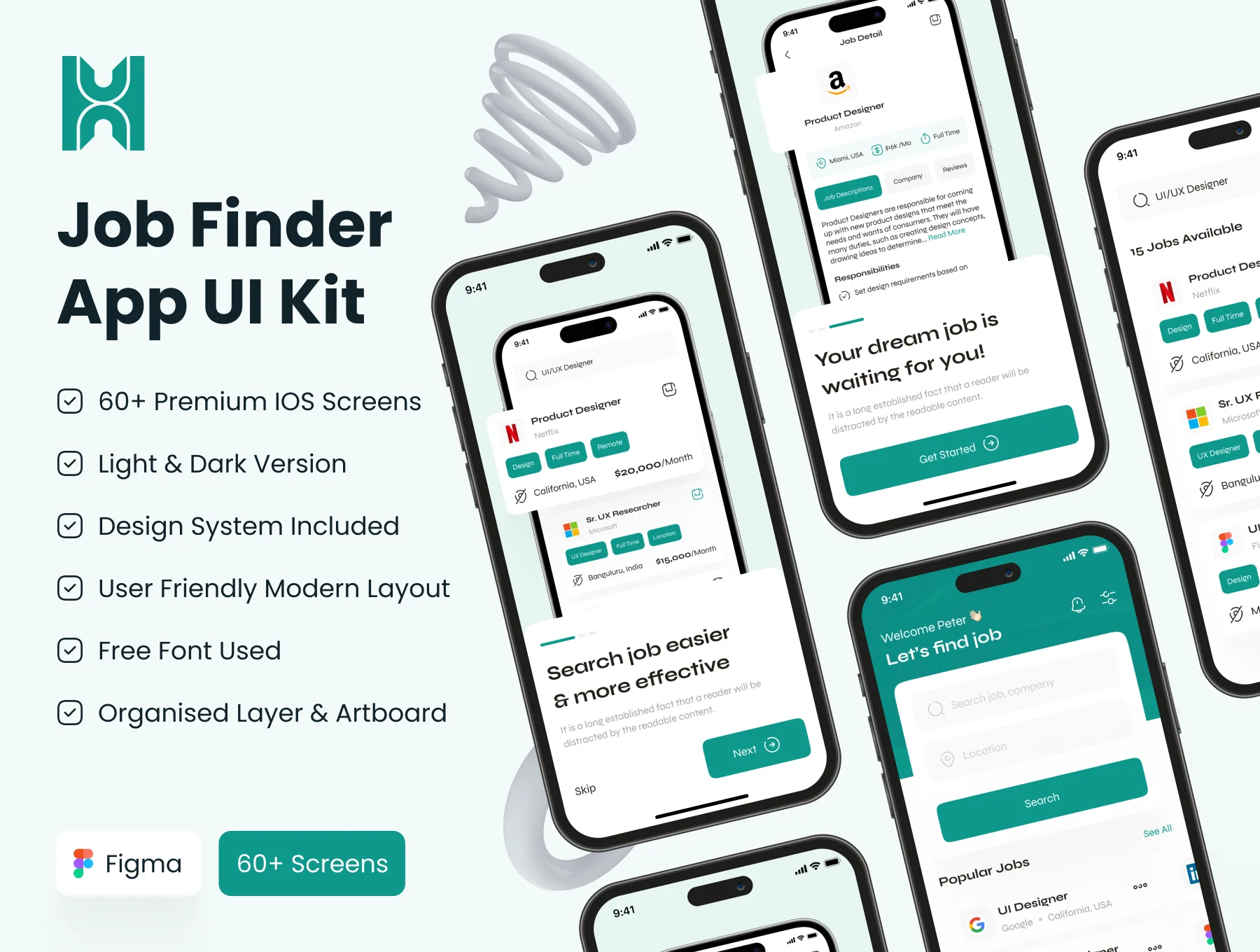 Job Finder App UI Kit