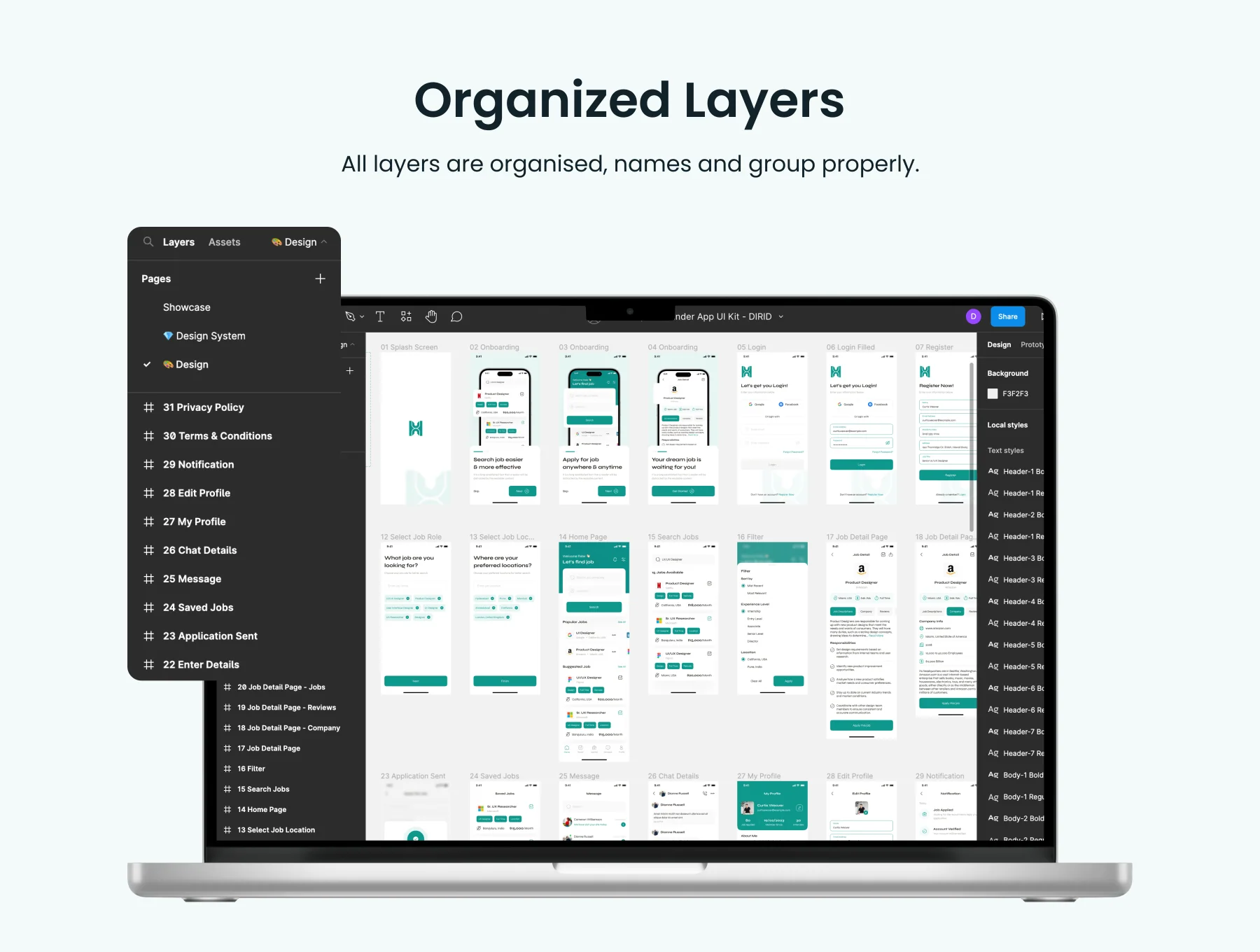 Job Finder App UI Kit 3