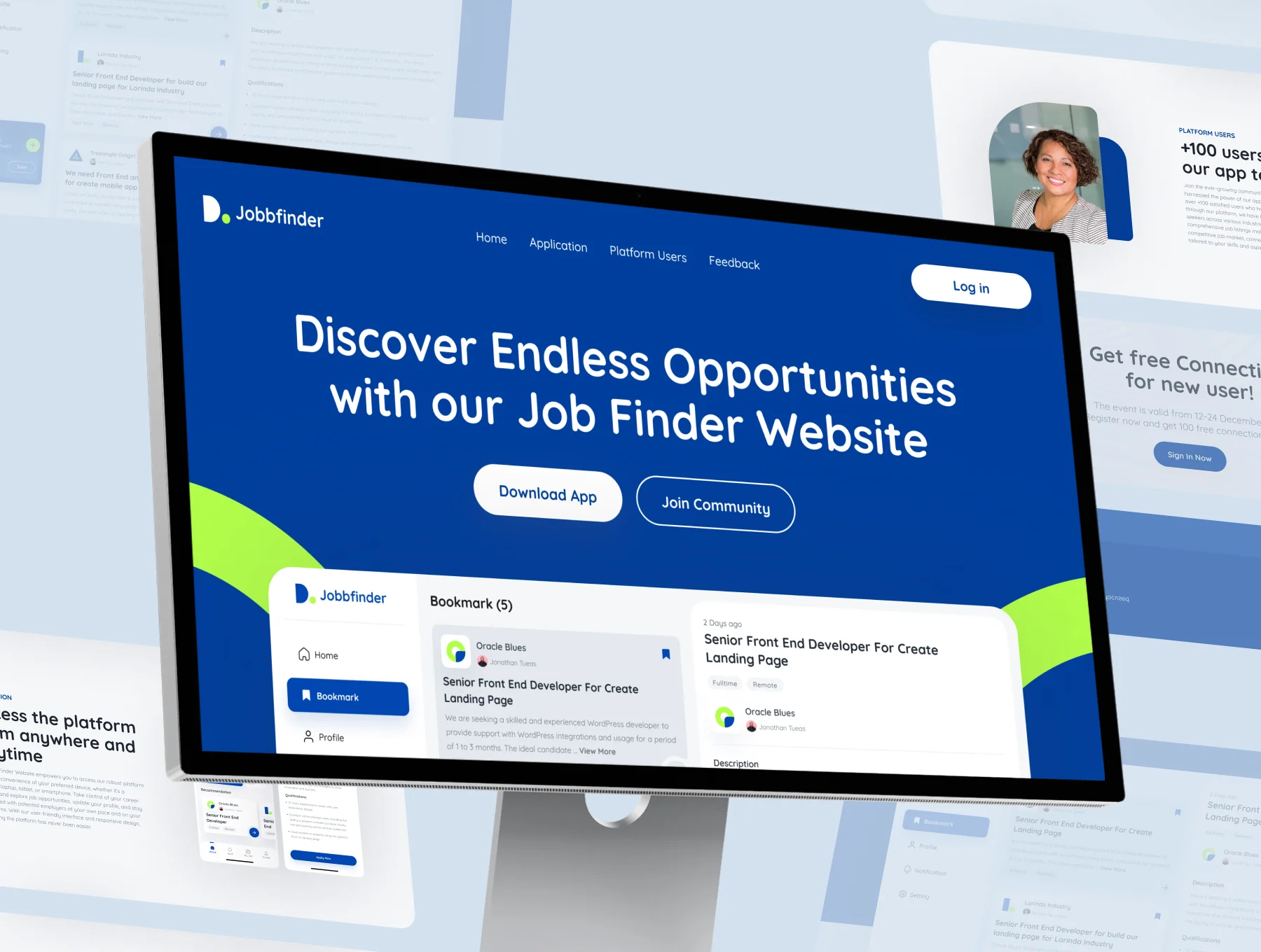 Job Finder Mini Landing Page 2