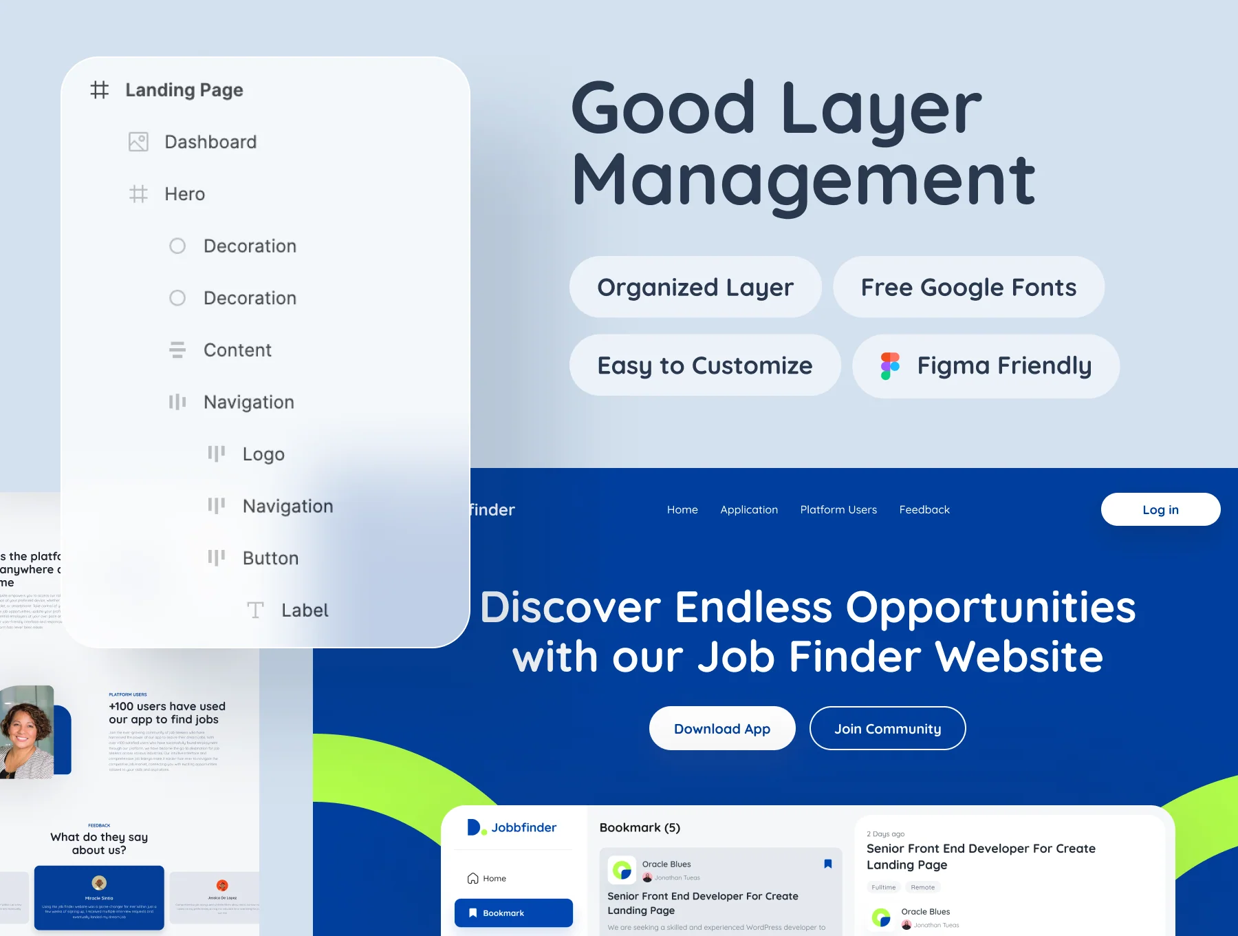 Job Finder Mini Landing Page 3