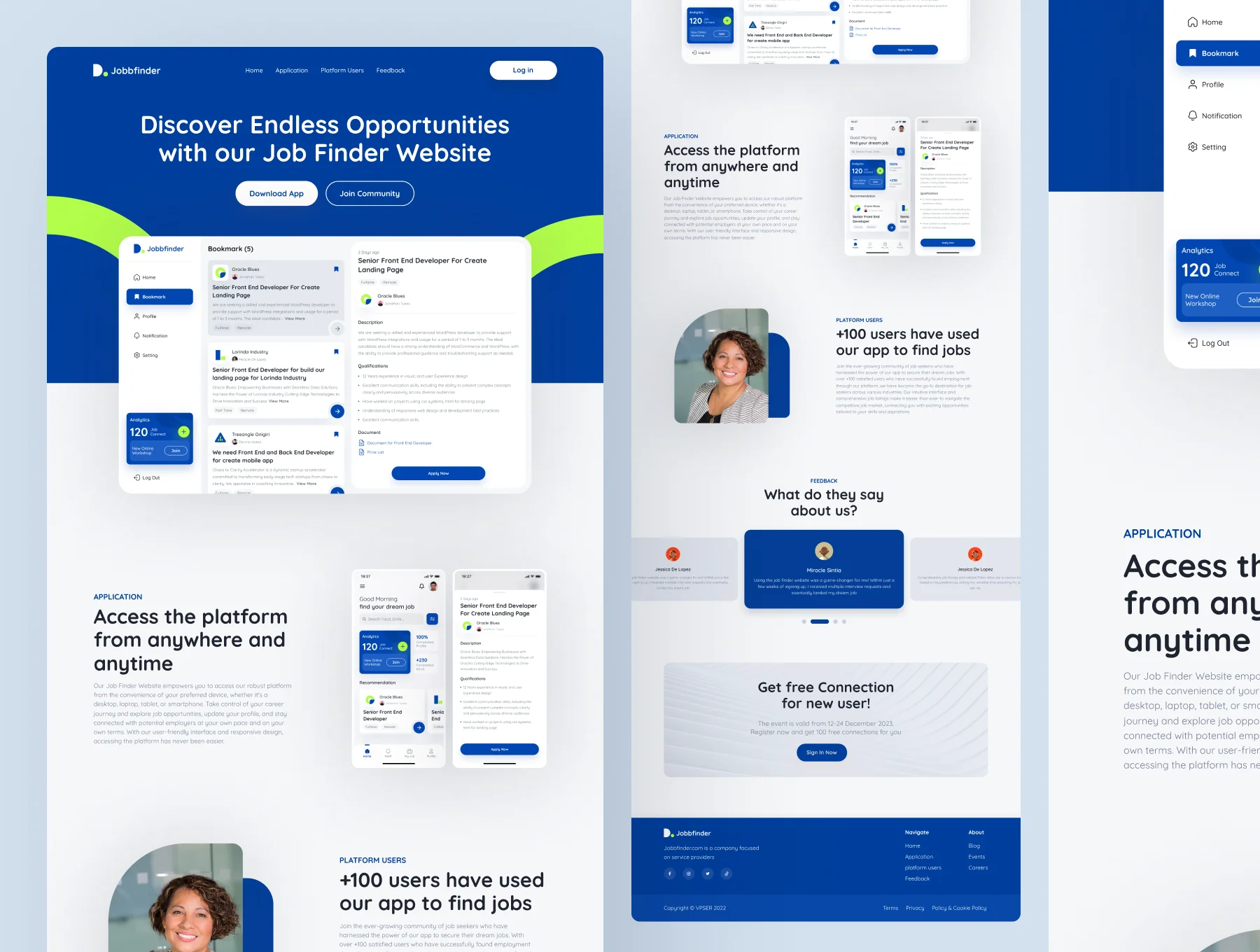 Job Finder Mini Landing Page 4