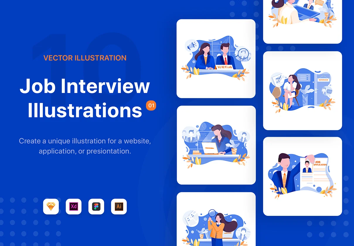 Job Interview Illustrations