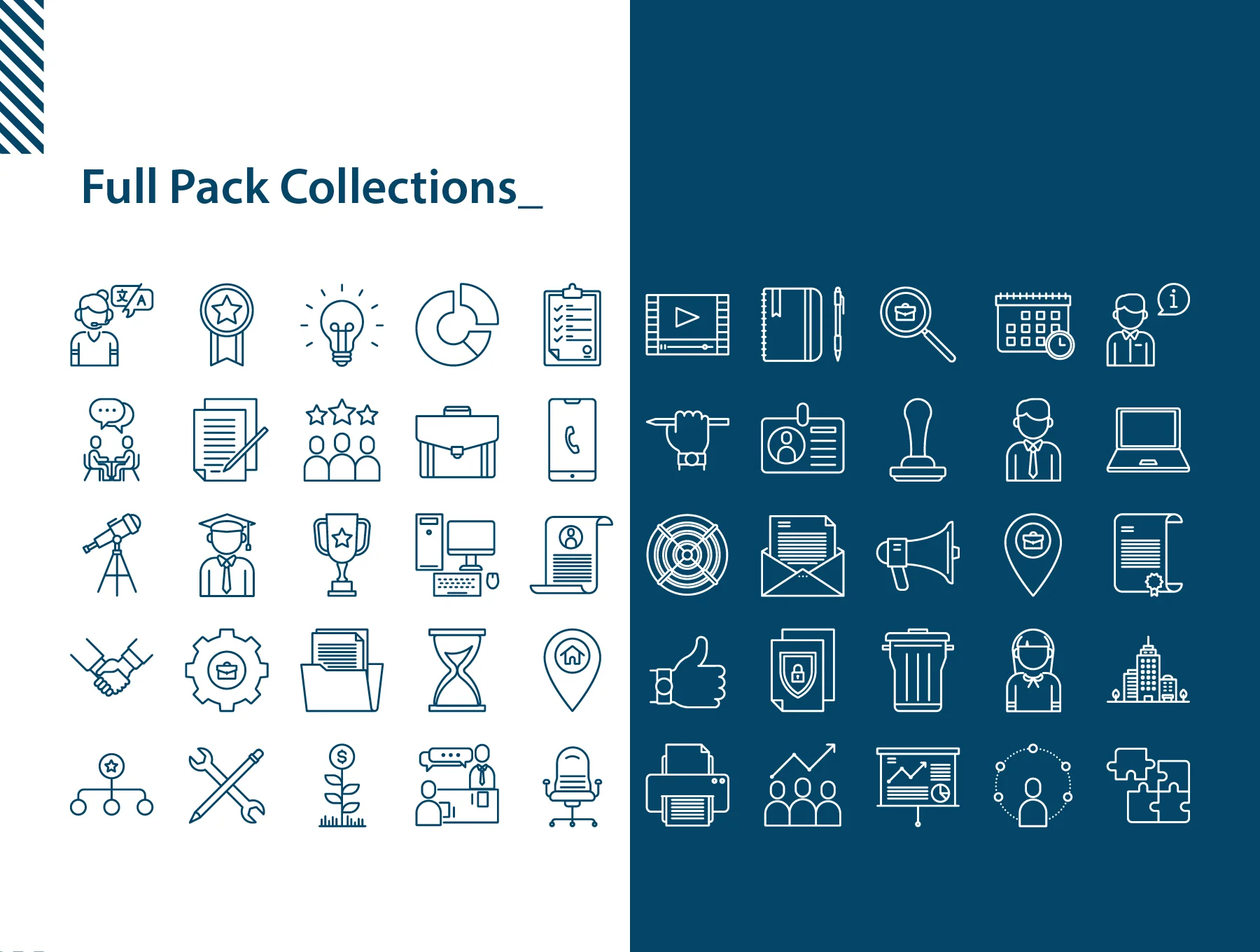 100 Job Resume Icons Set 4
