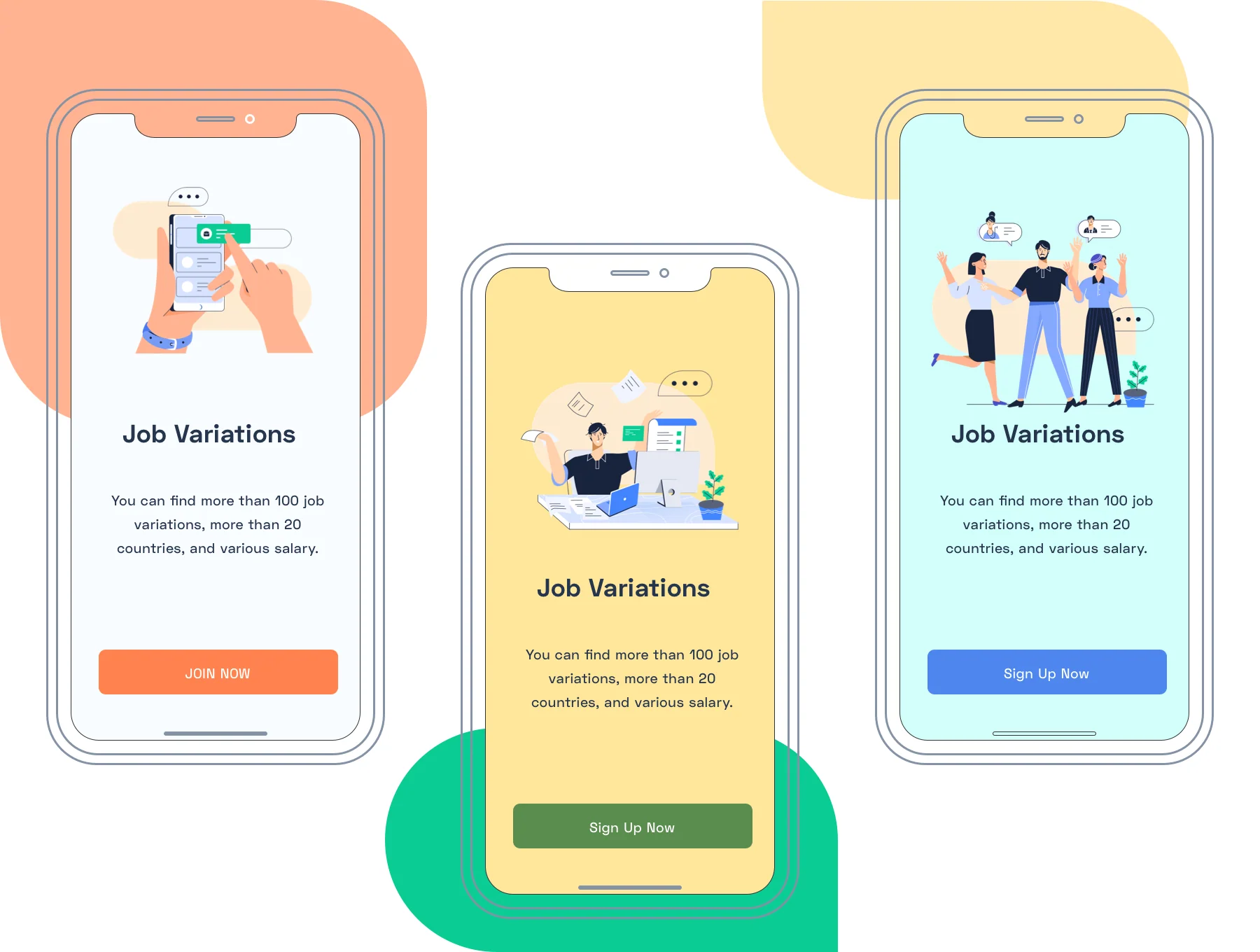 Job Seek Modern Illustrations 5