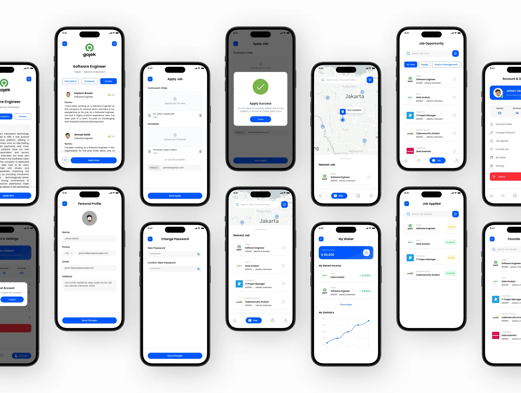 JobQuest.co Mobile App - UI Kit 5