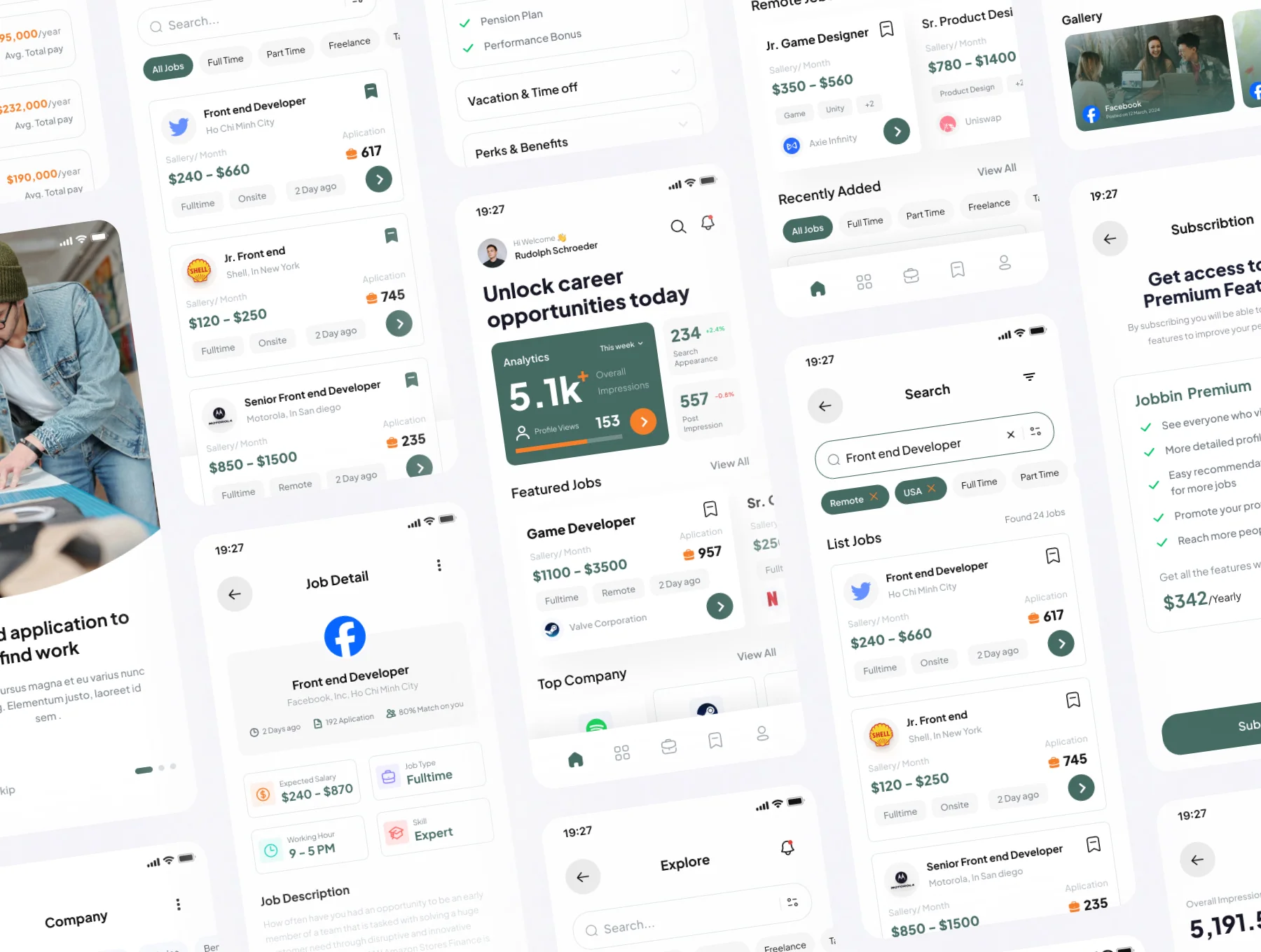 Jobbin - Jobs Finder App UI Kits 5