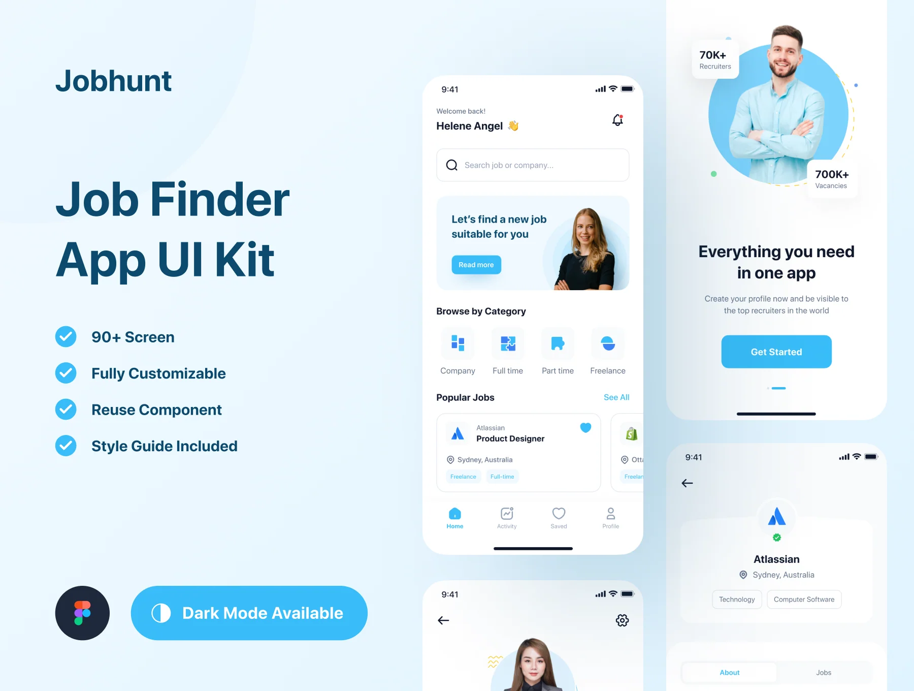Jobhunt - Job Finder App UI Kit