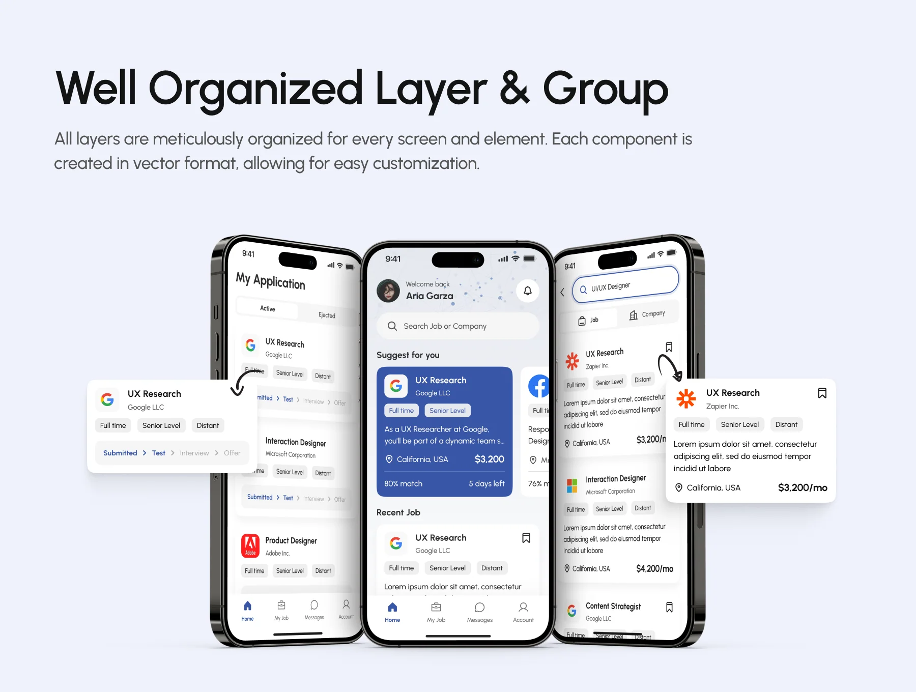 JobHunt - Job Finder Mobile App UI Kit 7