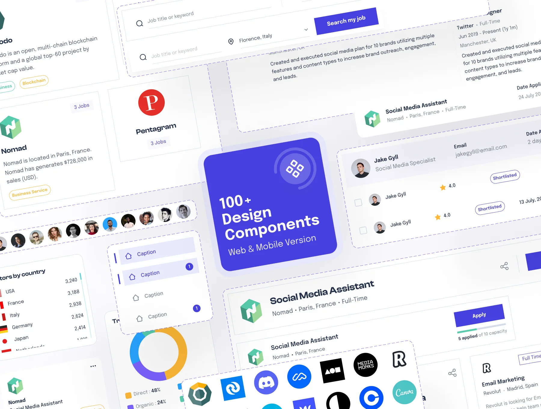 Jobhuntly - Job Board & Portal UI Kit 7