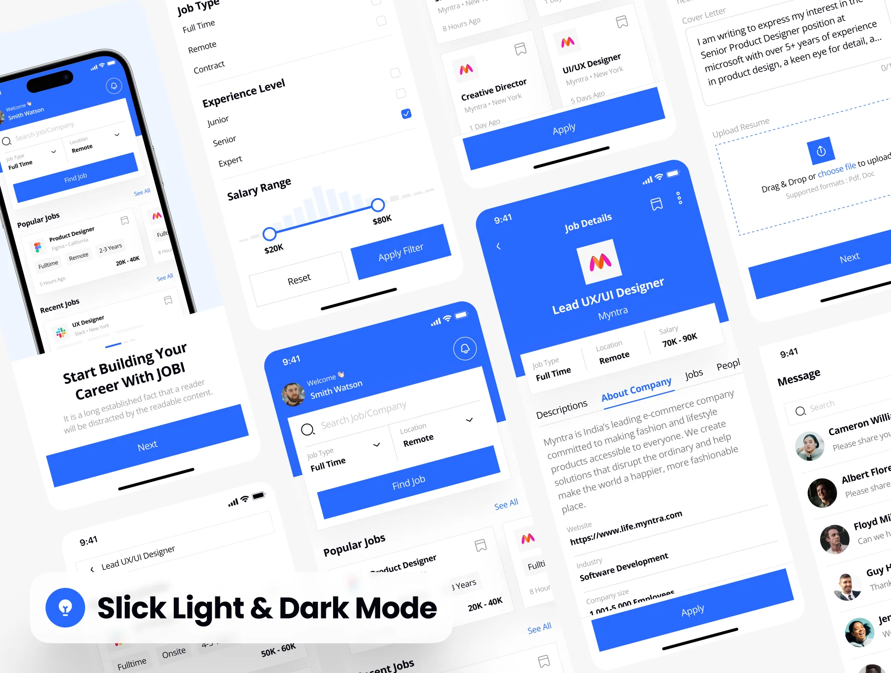 Jobi - Job Finder App UI Kit 3