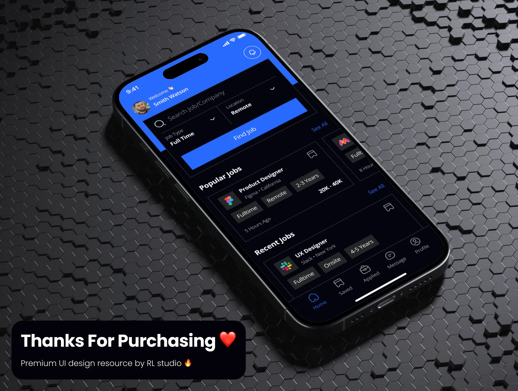 Jobi - Job Finder App UI Kit 8