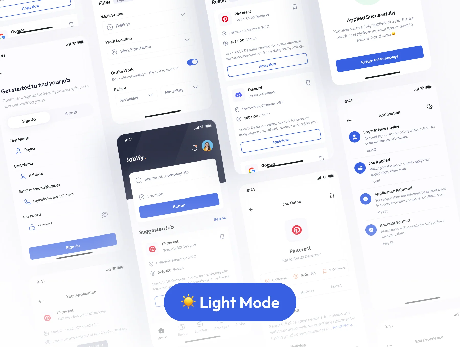 Jobify - Job Finder Mobile App 5
