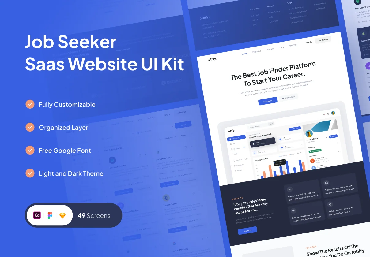 Jobify - Job Seeker SaaS Website
