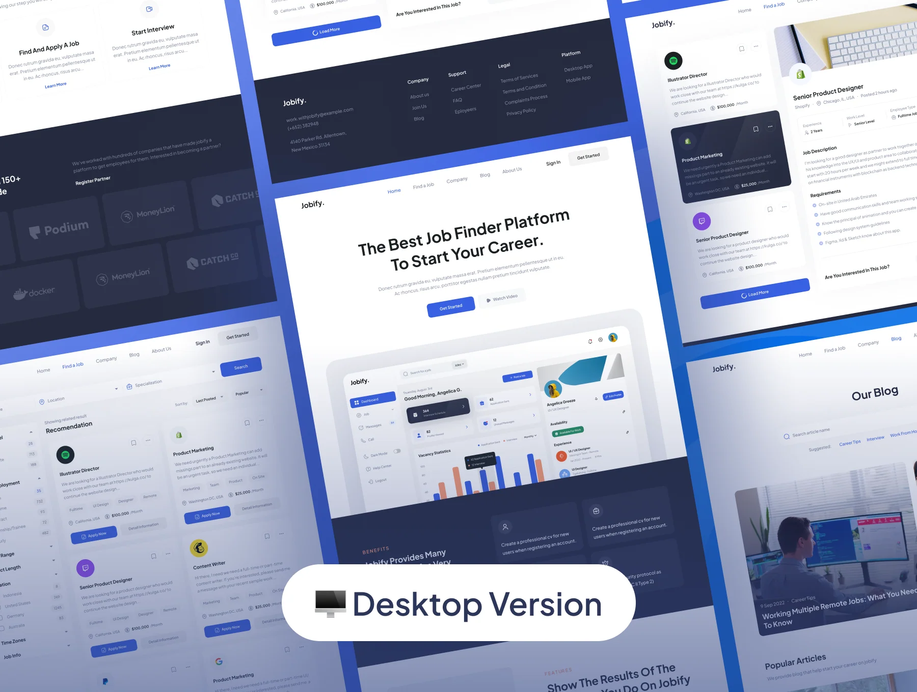 Jobify - Job Seeker SaaS Website 5