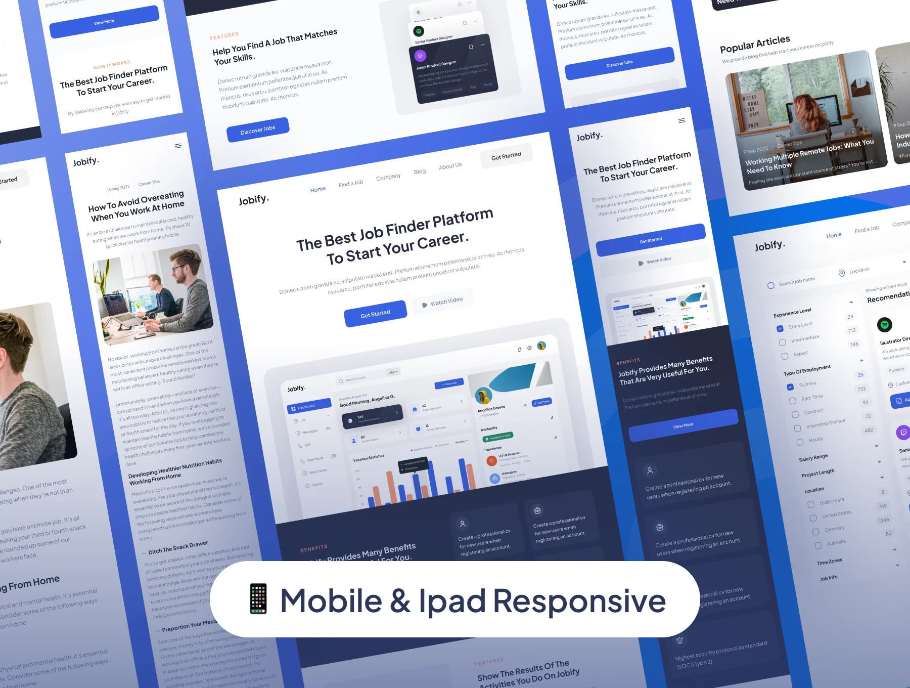 Jobify - Job Seeker SaaS Website 6