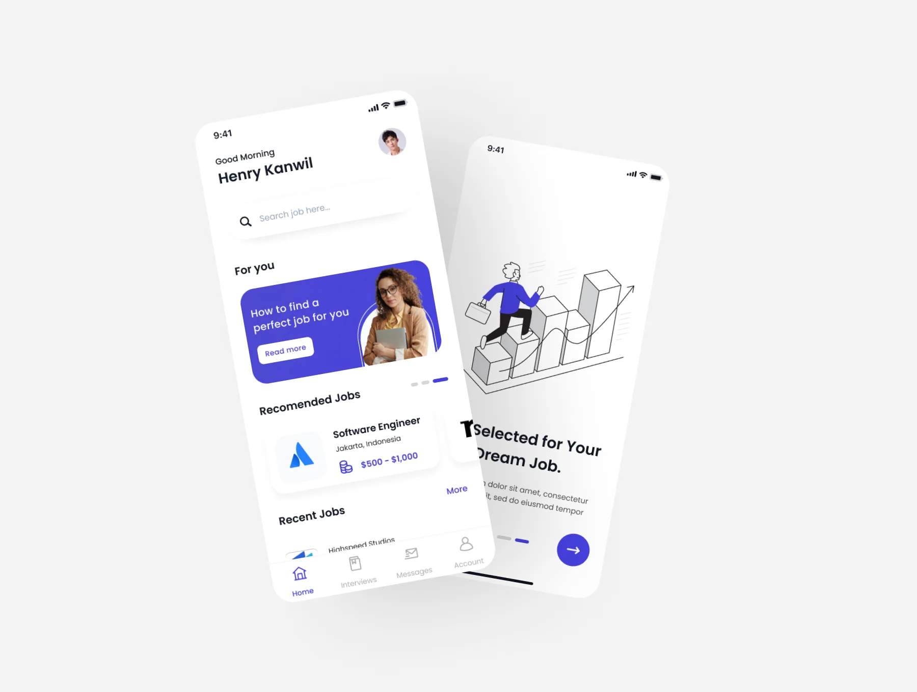 Jobile - Job Finder App Ui Kit 3