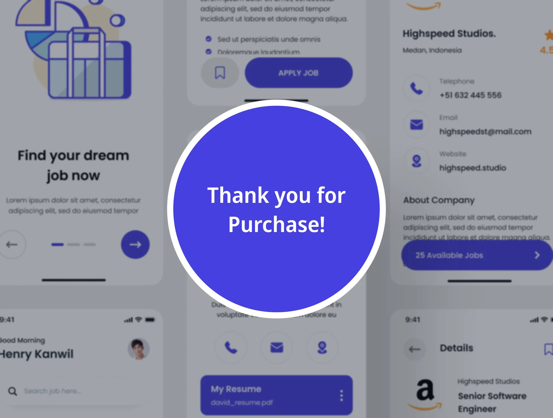 Jobile - Job Finder App Ui Kit 6