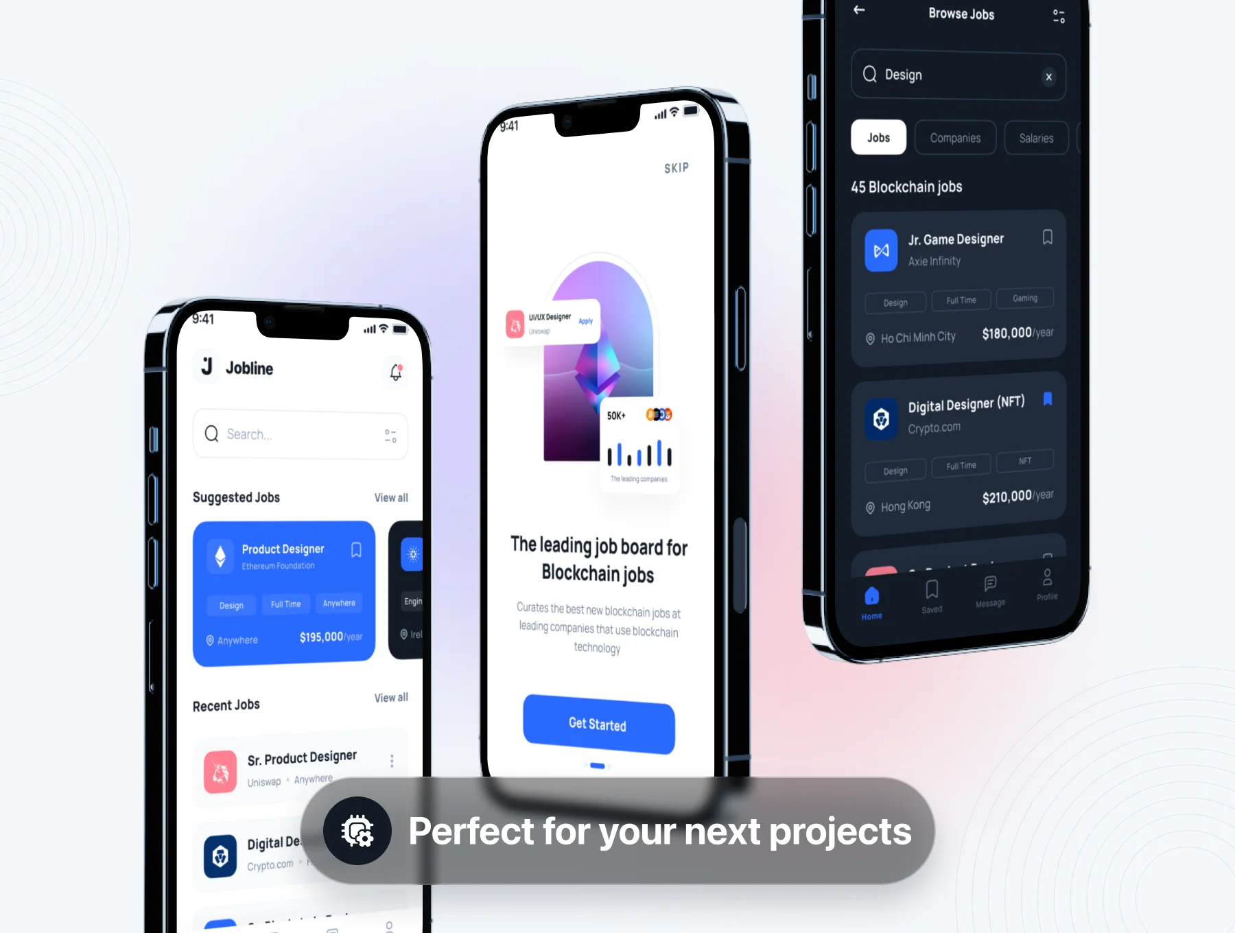 Jobline - Job Finder App iOS UI Kit 4