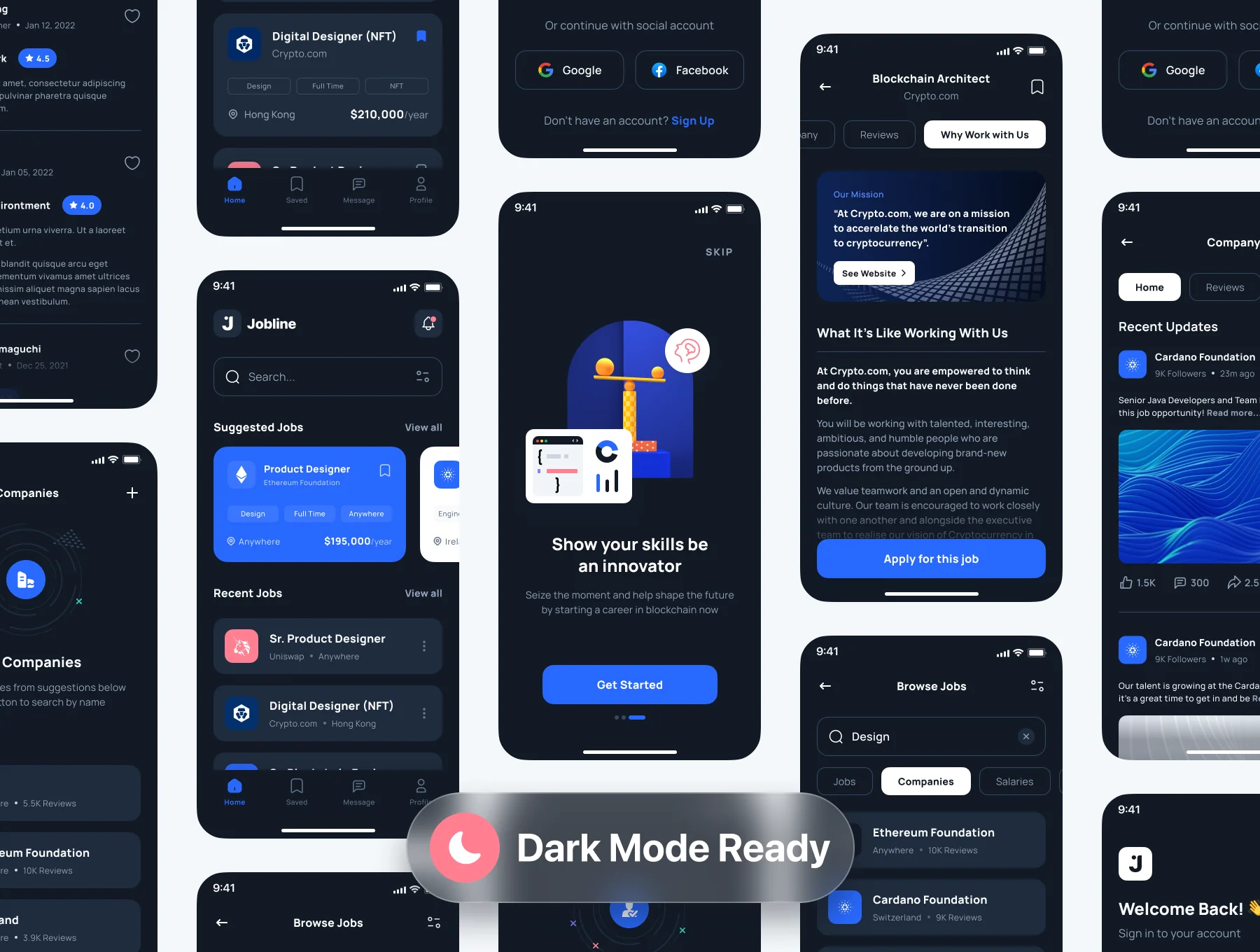Jobline - Job Finder App iOS UI Kit 6