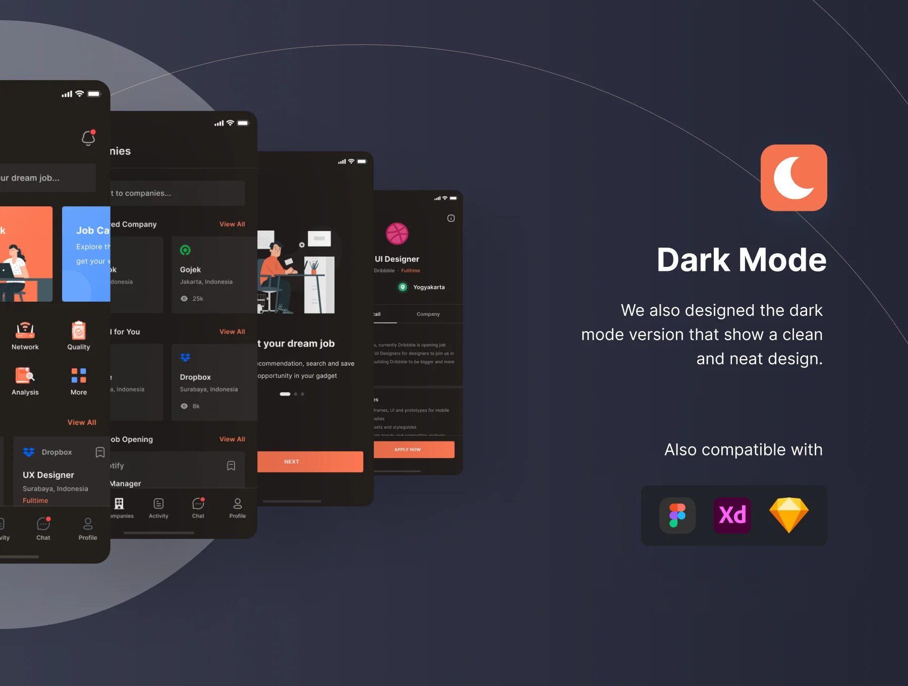 Joboard - Job Finding & Search for Work UI Kit 2