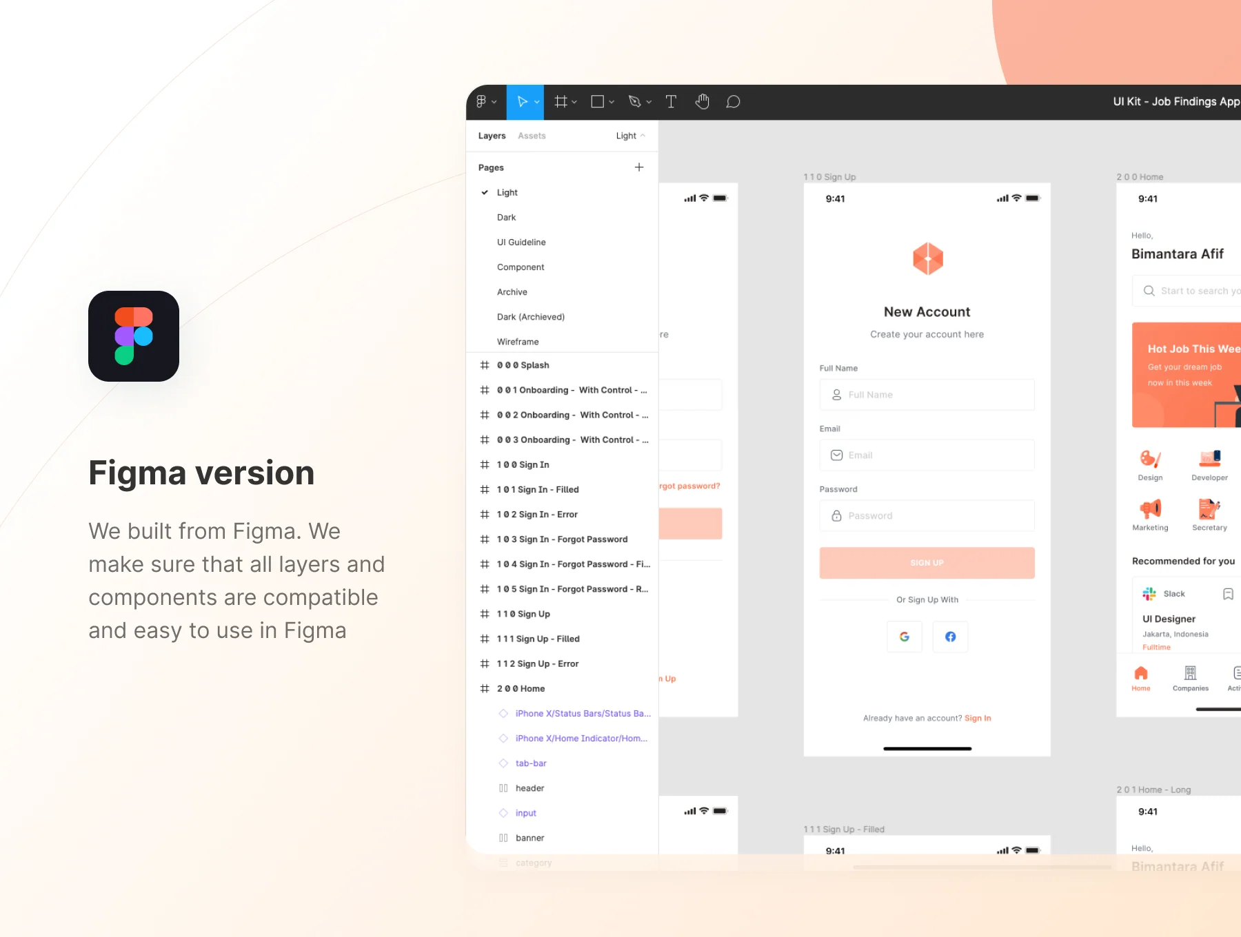 Joboard - Job Finding & Search for Work UI Kit 5