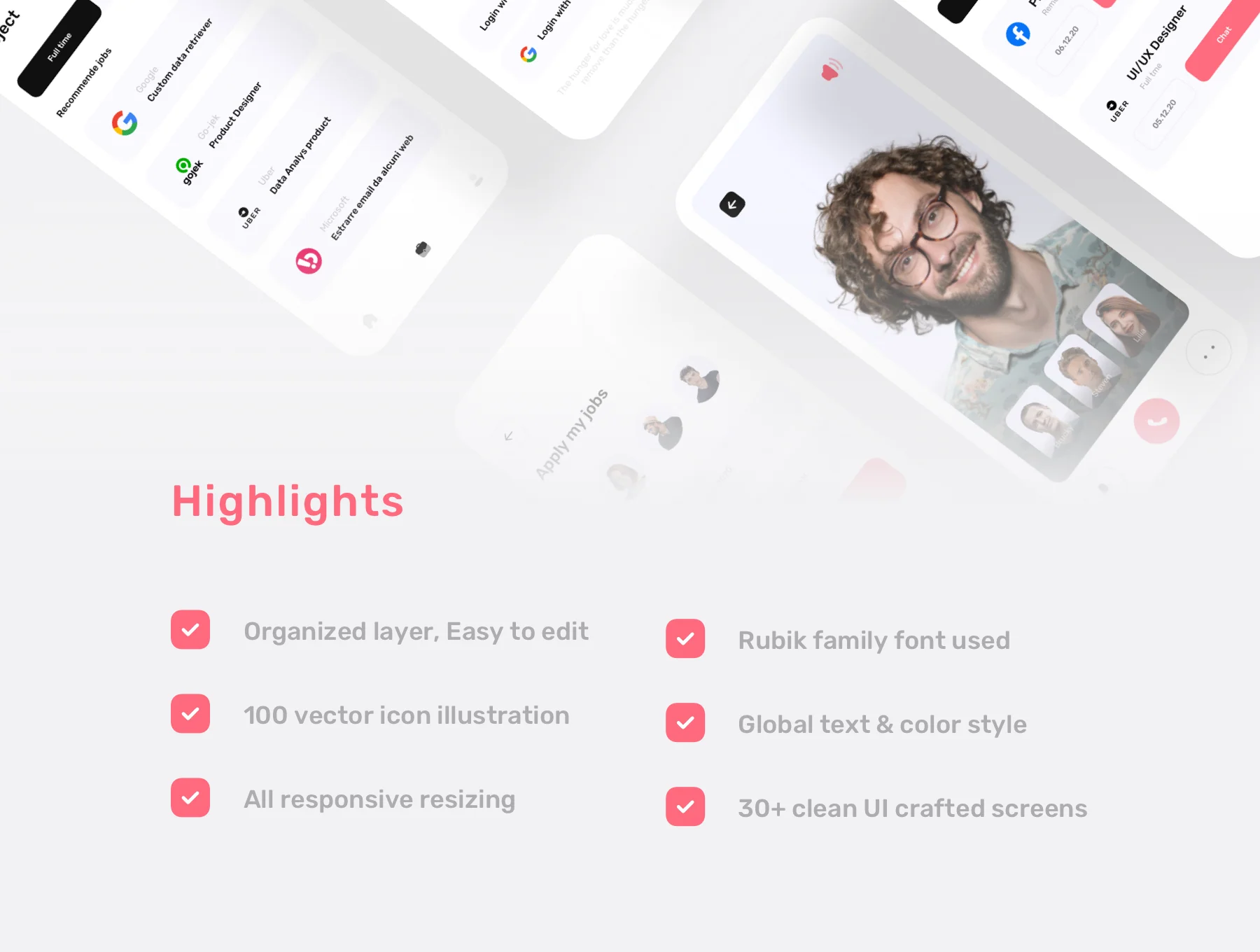 Jobsquare - Job vacancy UI KIT 2
