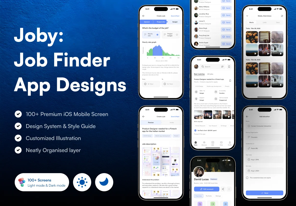 Joby - Job Finder App UI Kit
