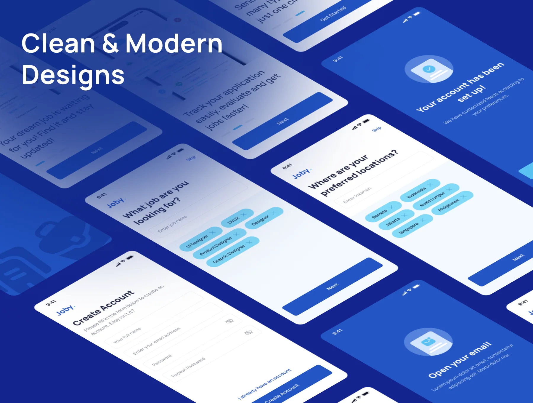 Joby - Job Finder Apps UI KIT 5
