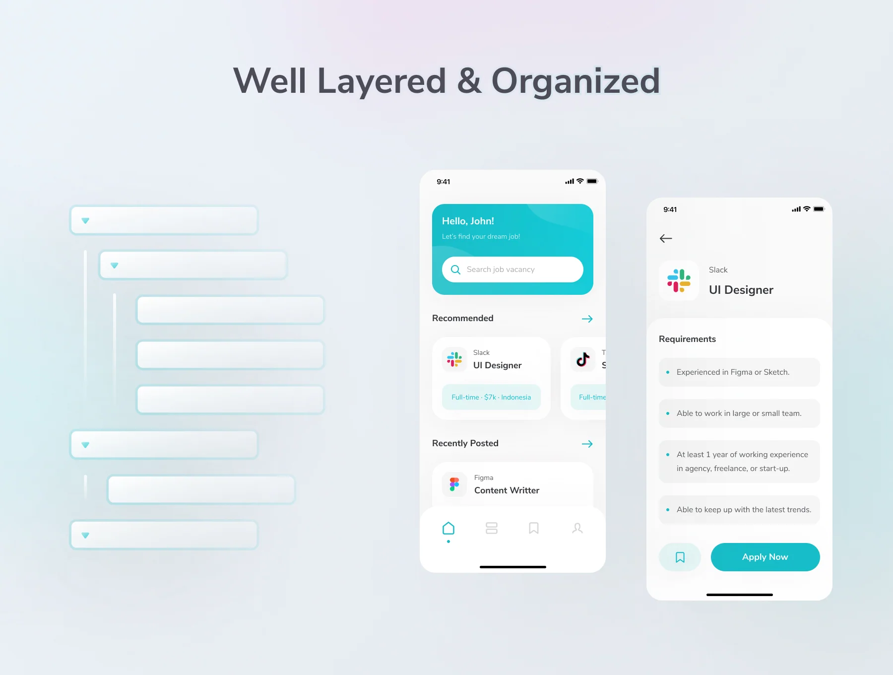 Jocy - Job Finder App UI Kit 3