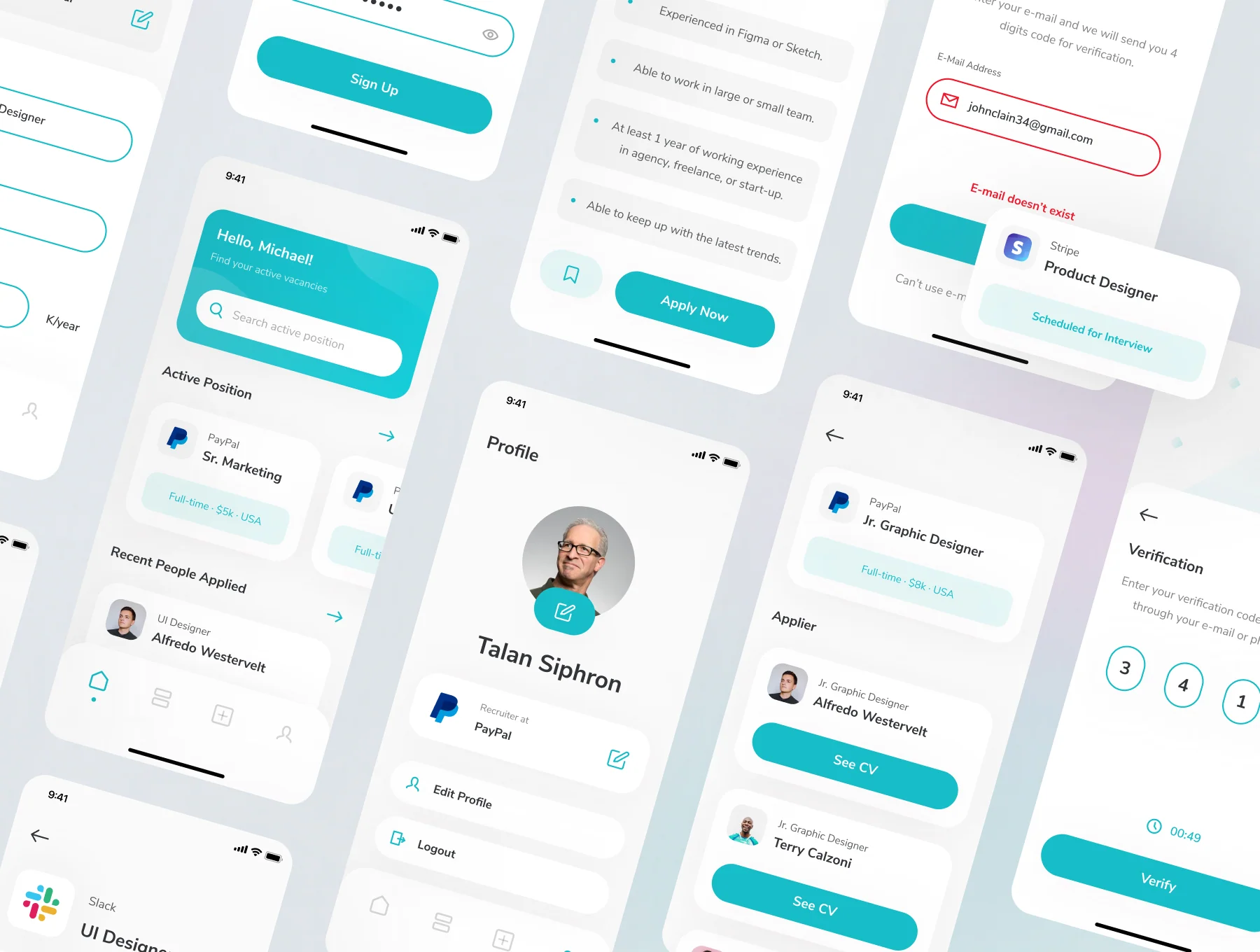Jocy - Job Finder App UI Kit 8