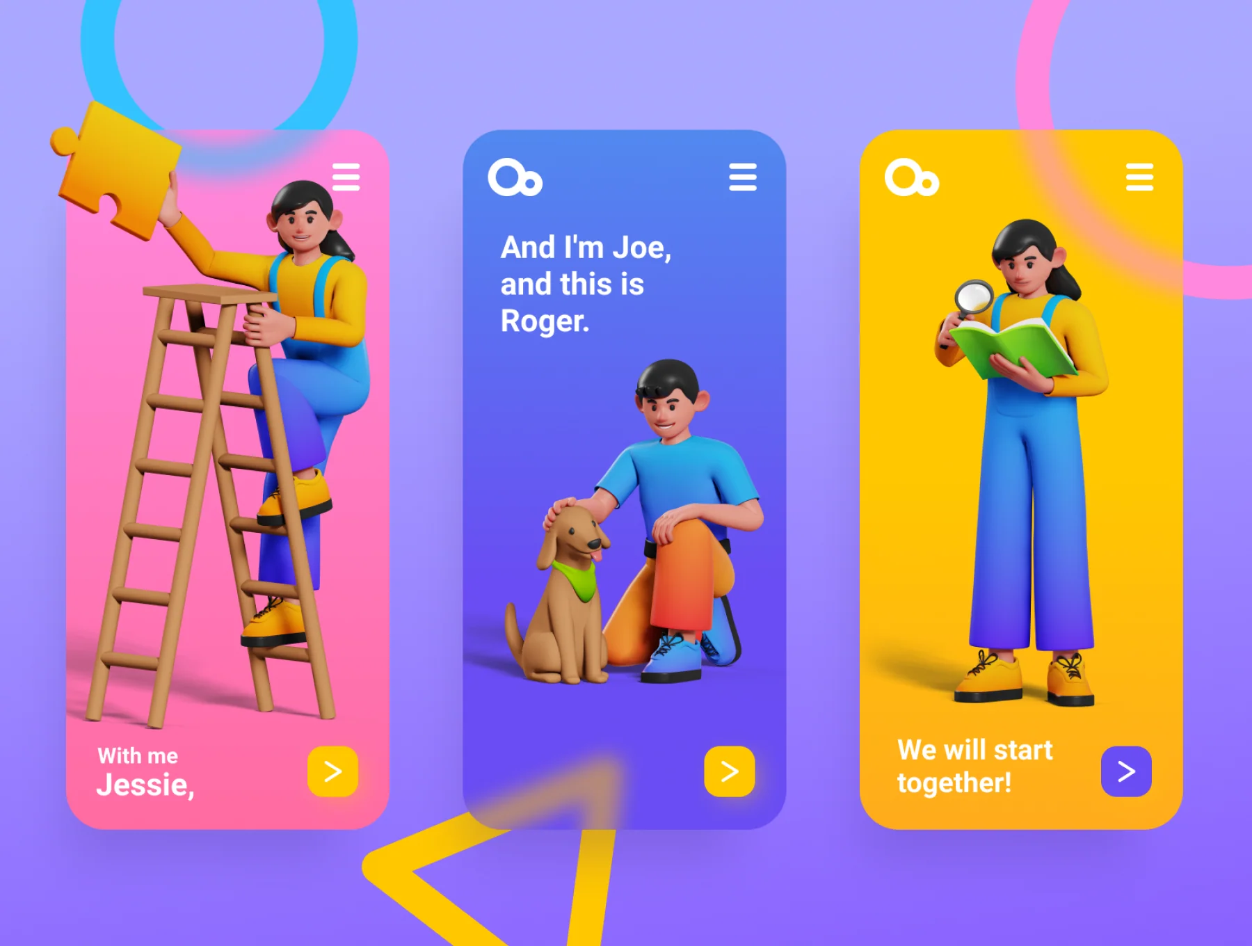Joe and Jessie - 3D Illustrations 4