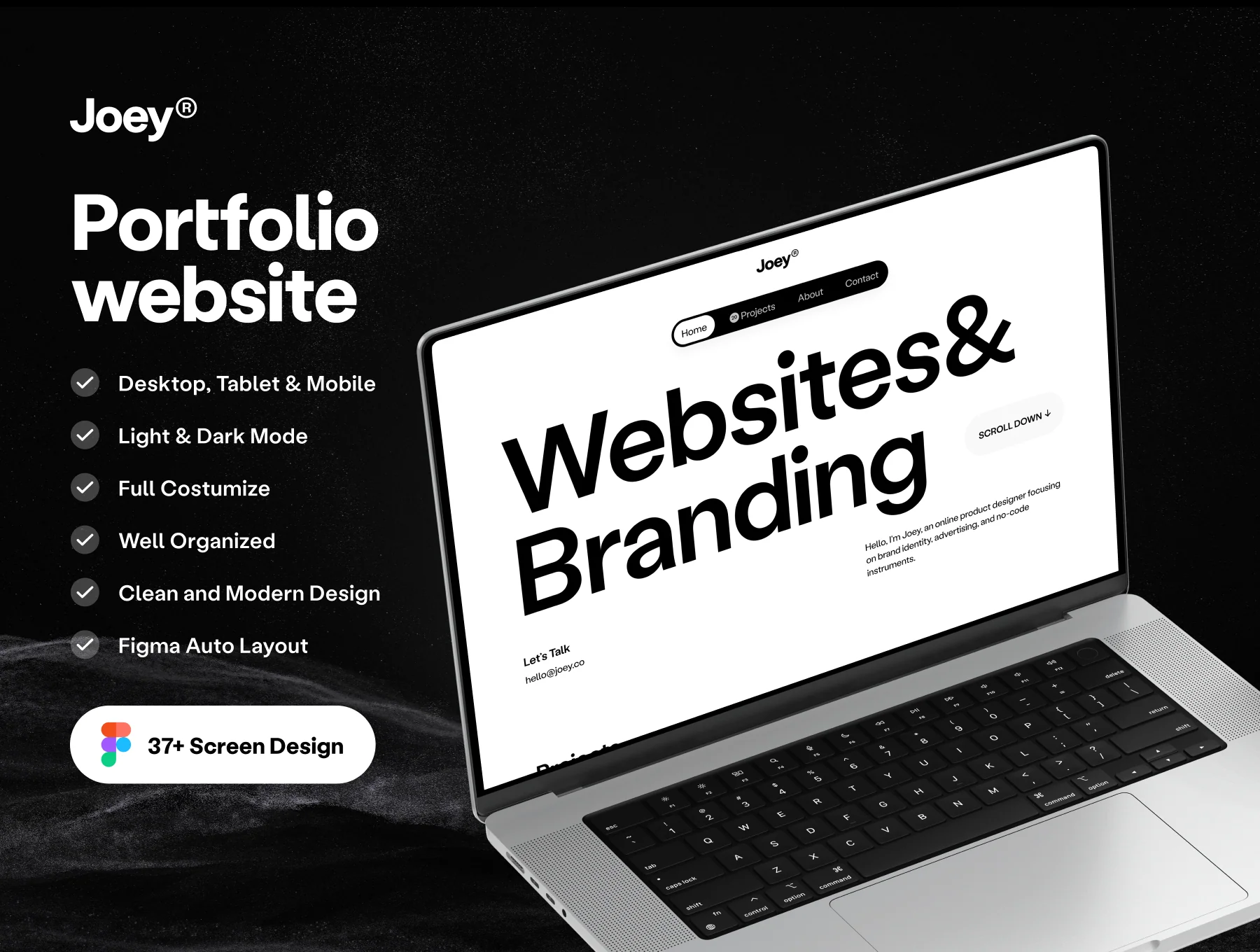 Joey - Personal Portfolio Website