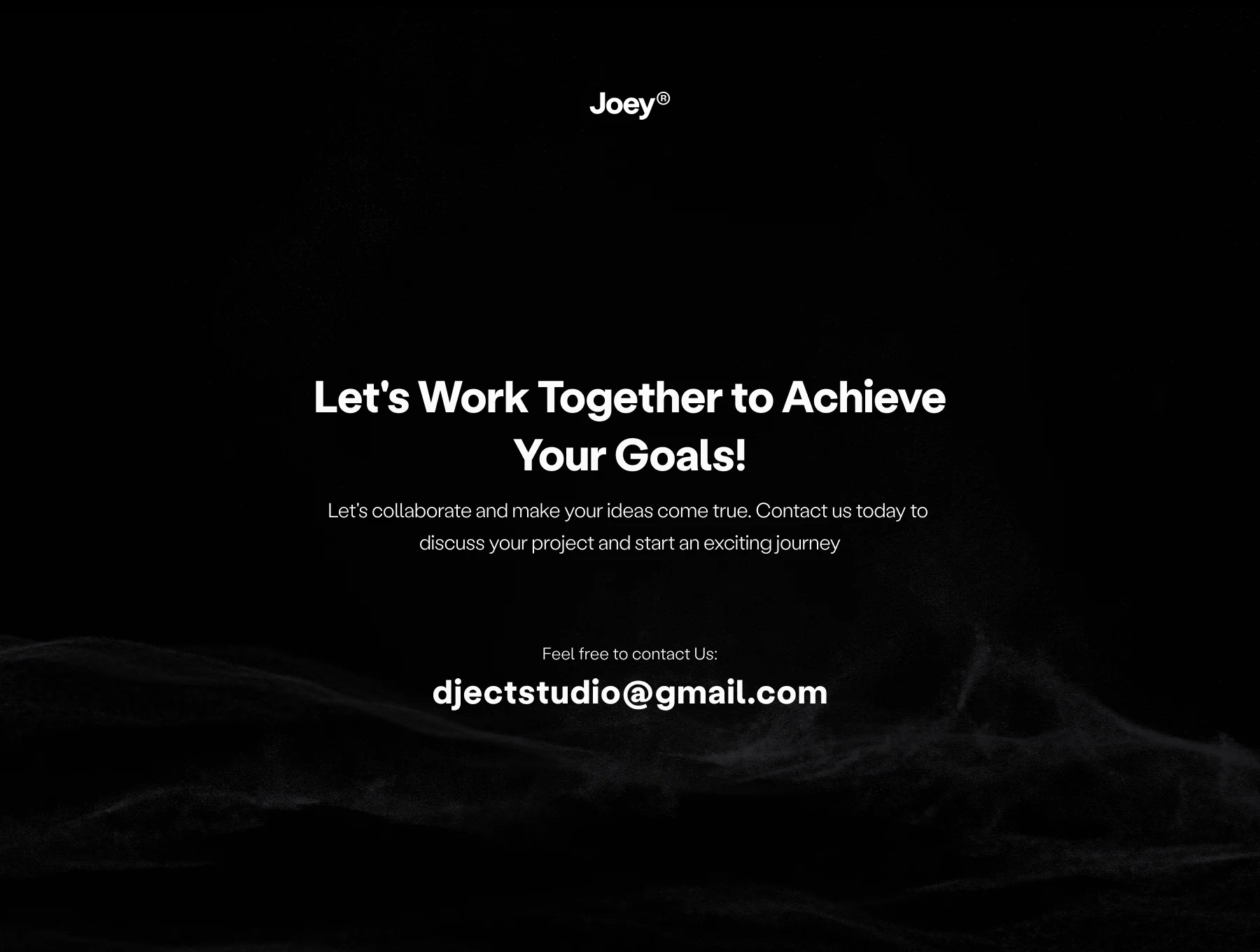 Joey - Personal Portfolio Website 5