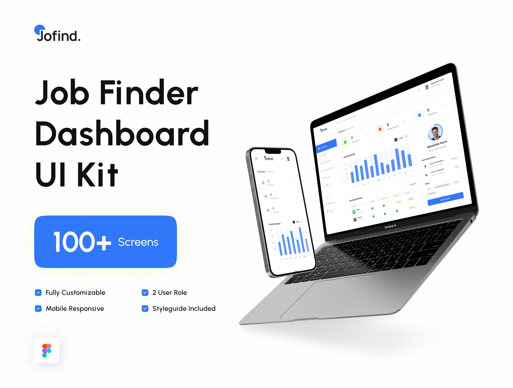 JoFind - Job Finder Dashboard UI Kit