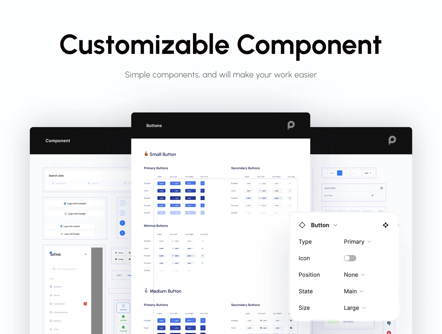 JoFind - Job Finder Dashboard UI Kit 6