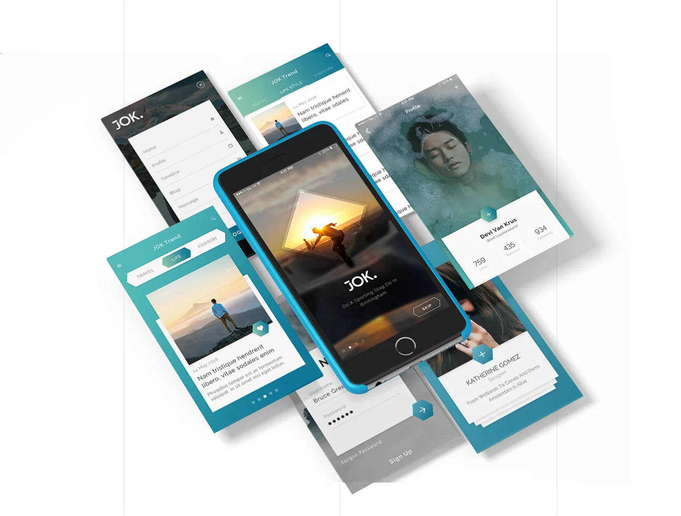 JOK Mobile UI Kit 4
