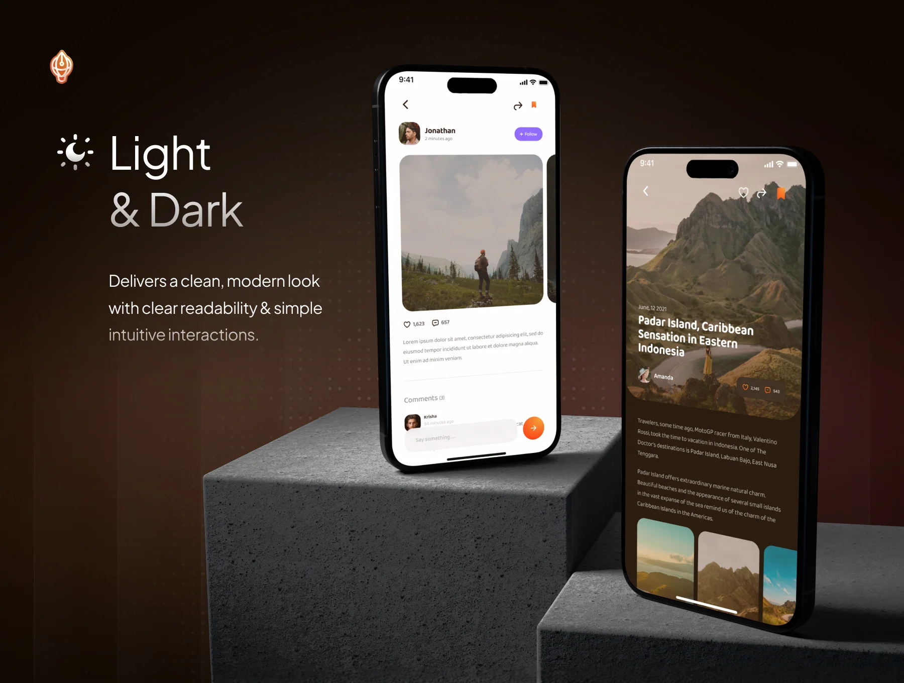 Journal - Travel Blogger & News App UI Kit 5