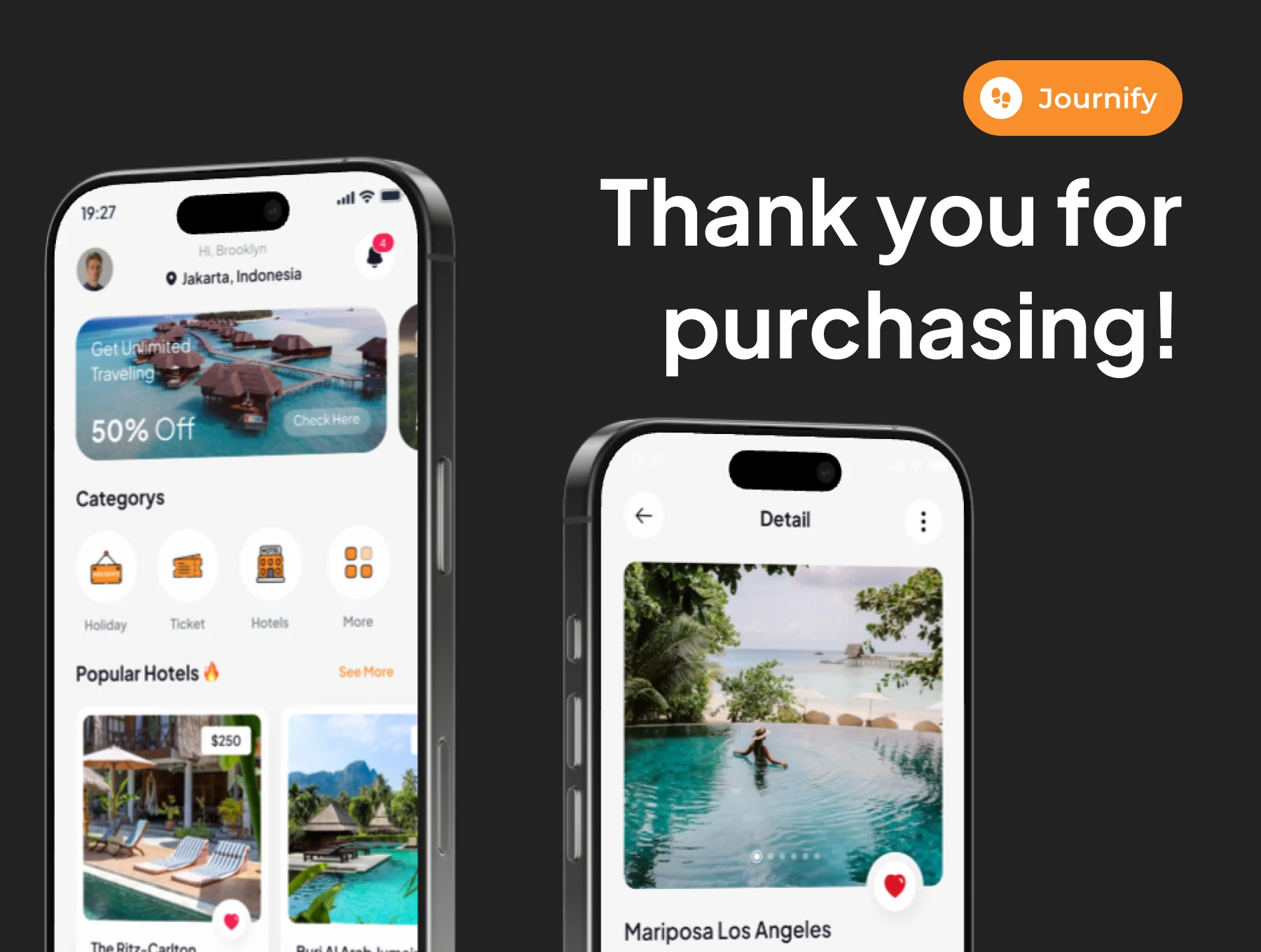 Journify - Travel App IOS UI Kits 6