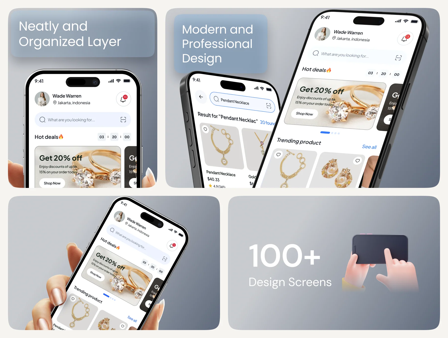 Jovirelle Jewelry Shop Mobile App Ui Kit 4