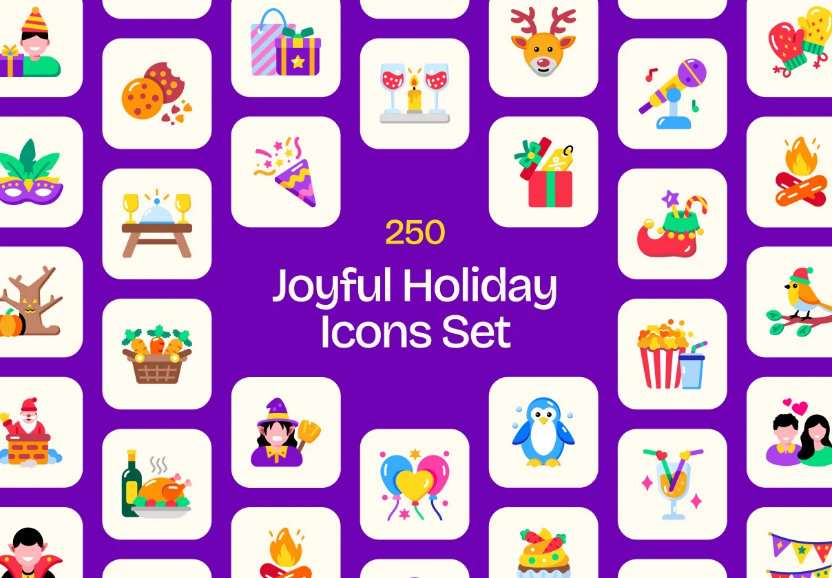 Joyful Holiday Icon