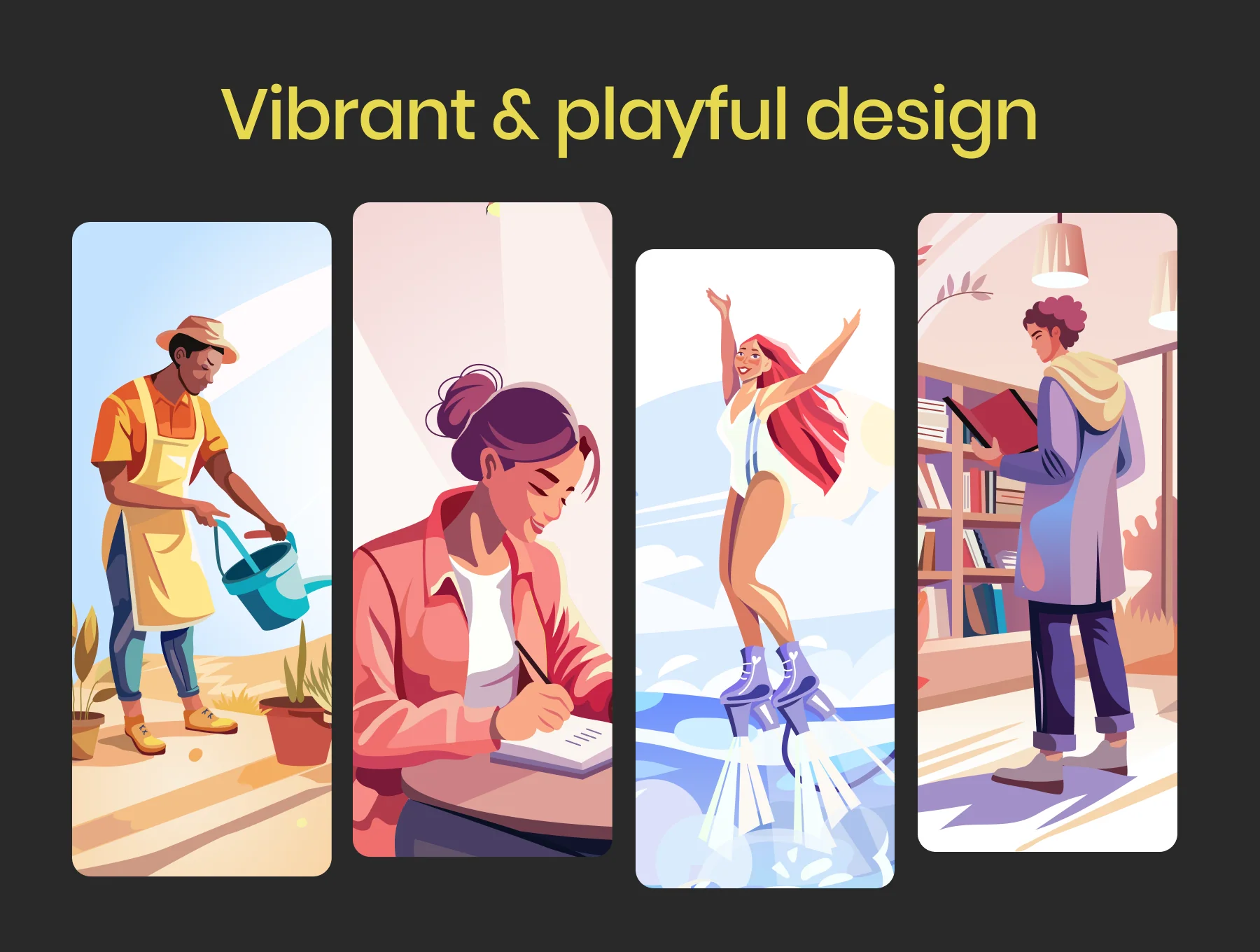 Joyful Life Illustration Set 2