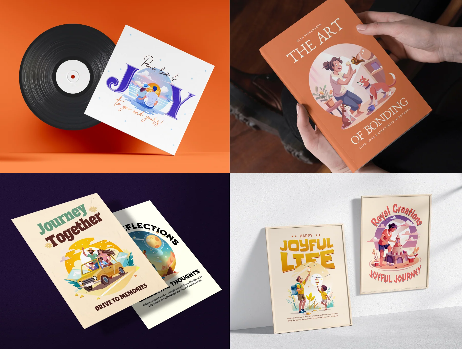Joyful Life Illustration Set 4