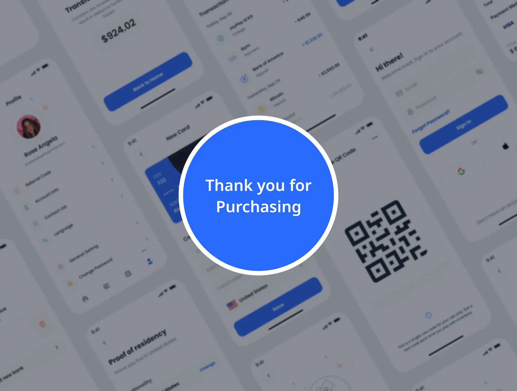 Joypay - Fintech Mobile App UI Kit 6